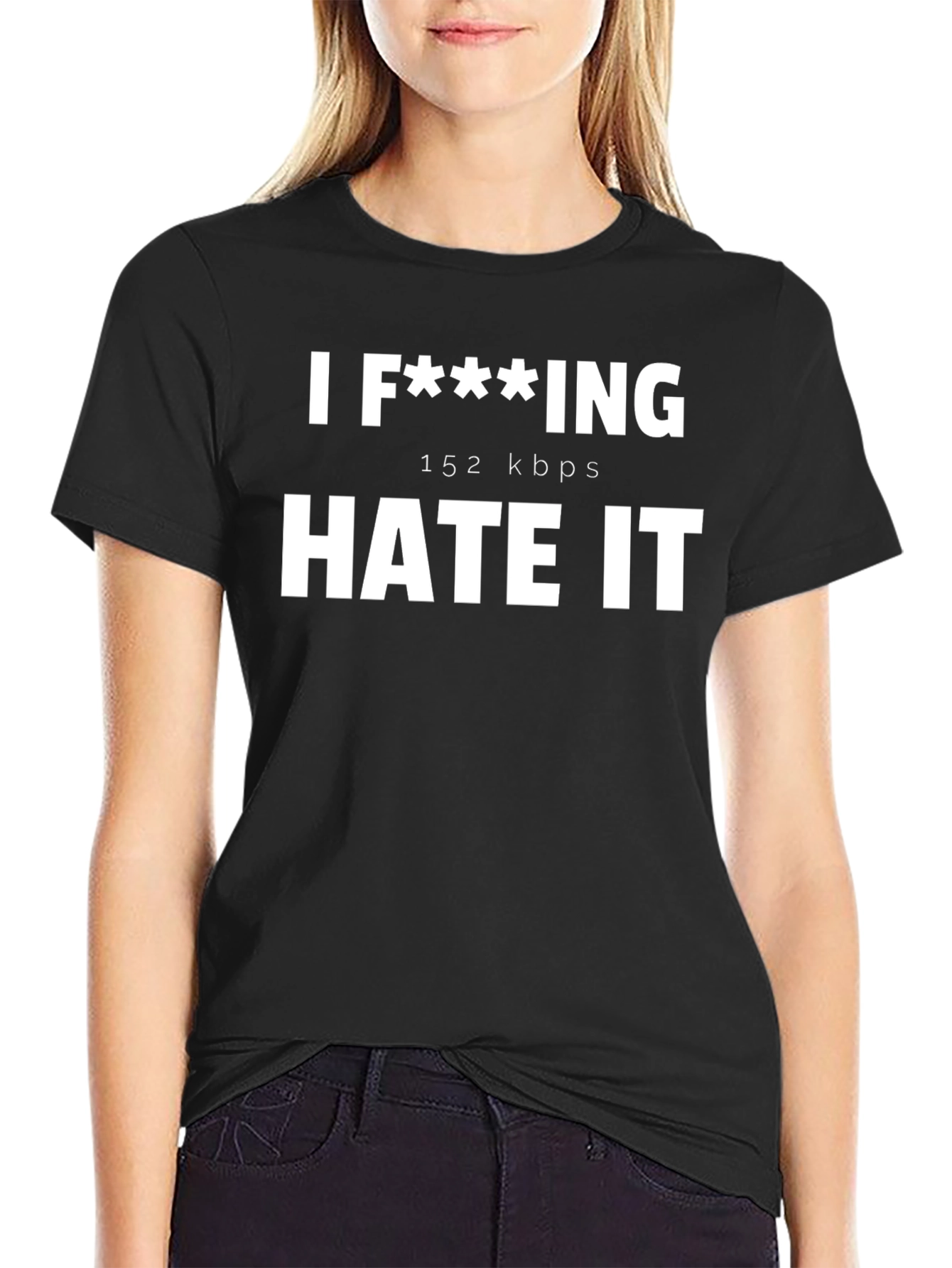 I F***ING HATE IT Funny Graphic Tee Shirt
