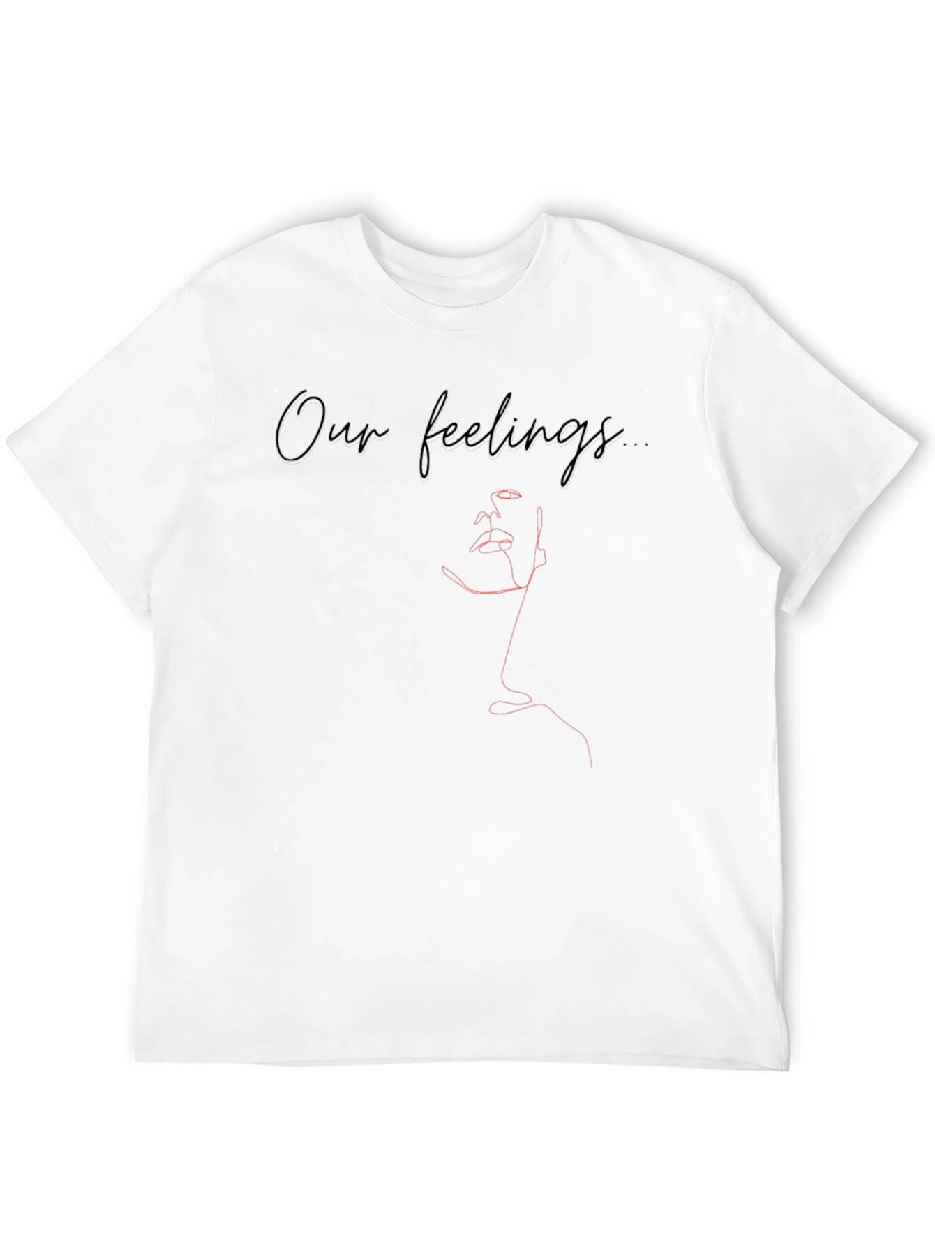 Emotional Expression T-Shirt - Black