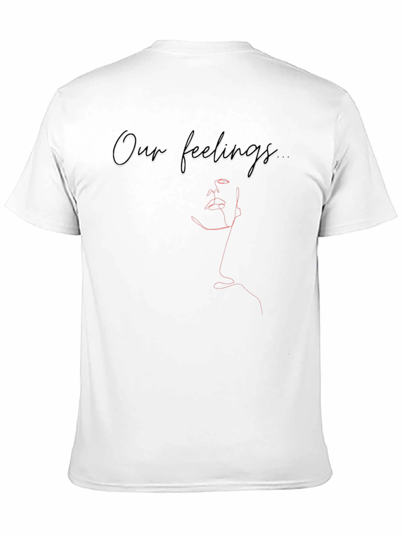 Emotional Expression T-Shirt - Black