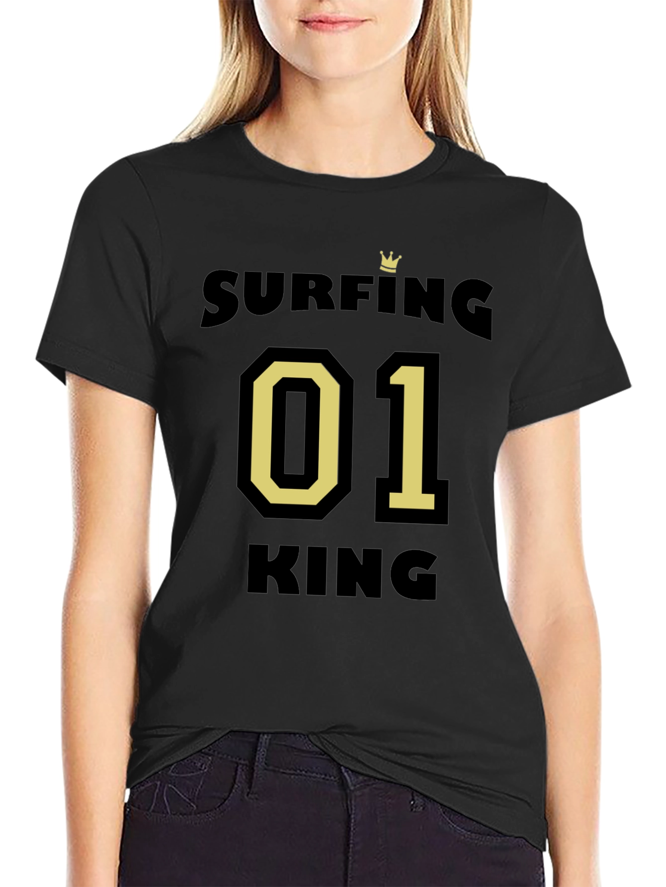 Surfing King 01 T-Shirt - Stylish Mens Tee