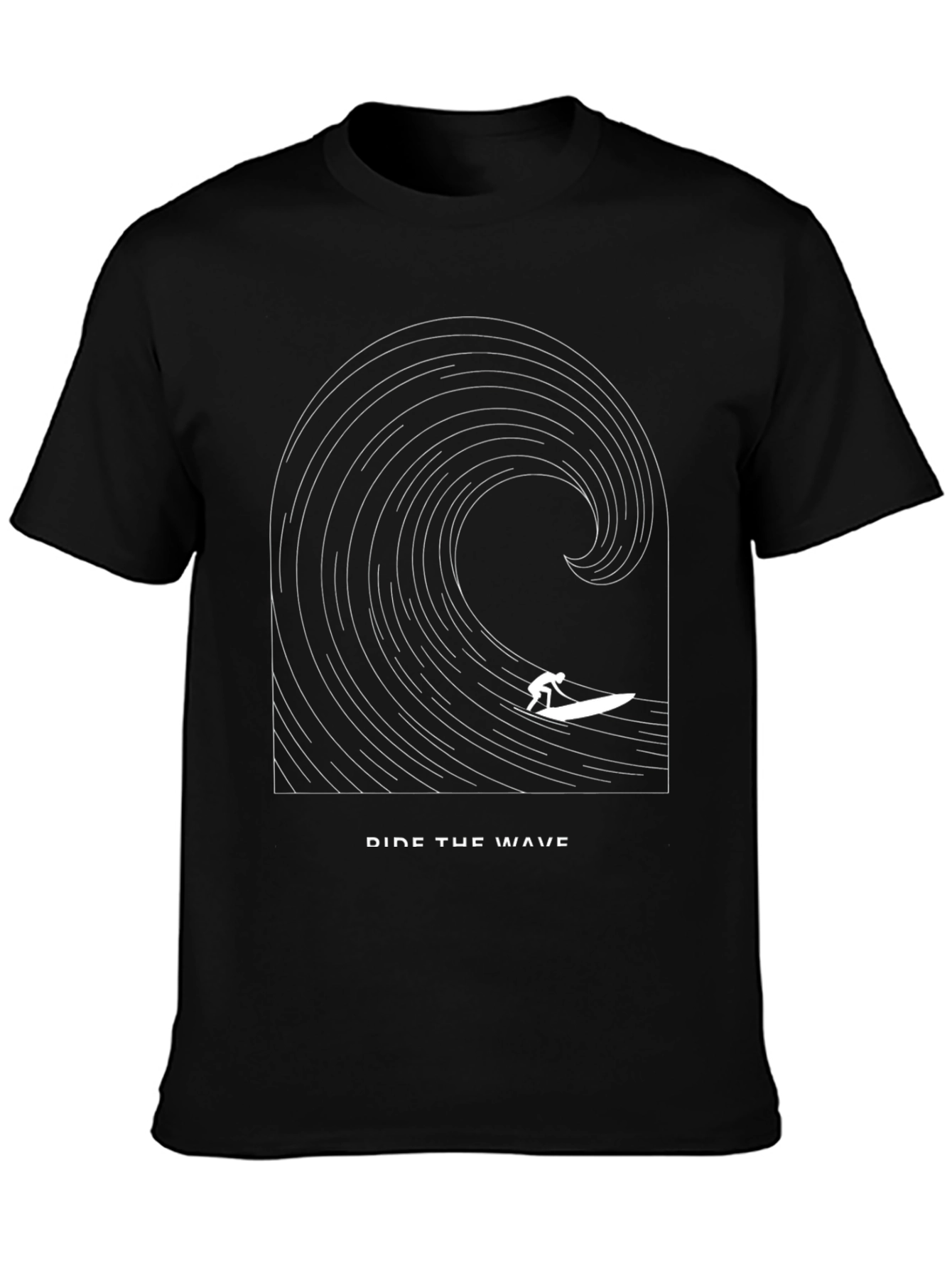 Ride the Wave Graphic Tee - Surfer Style