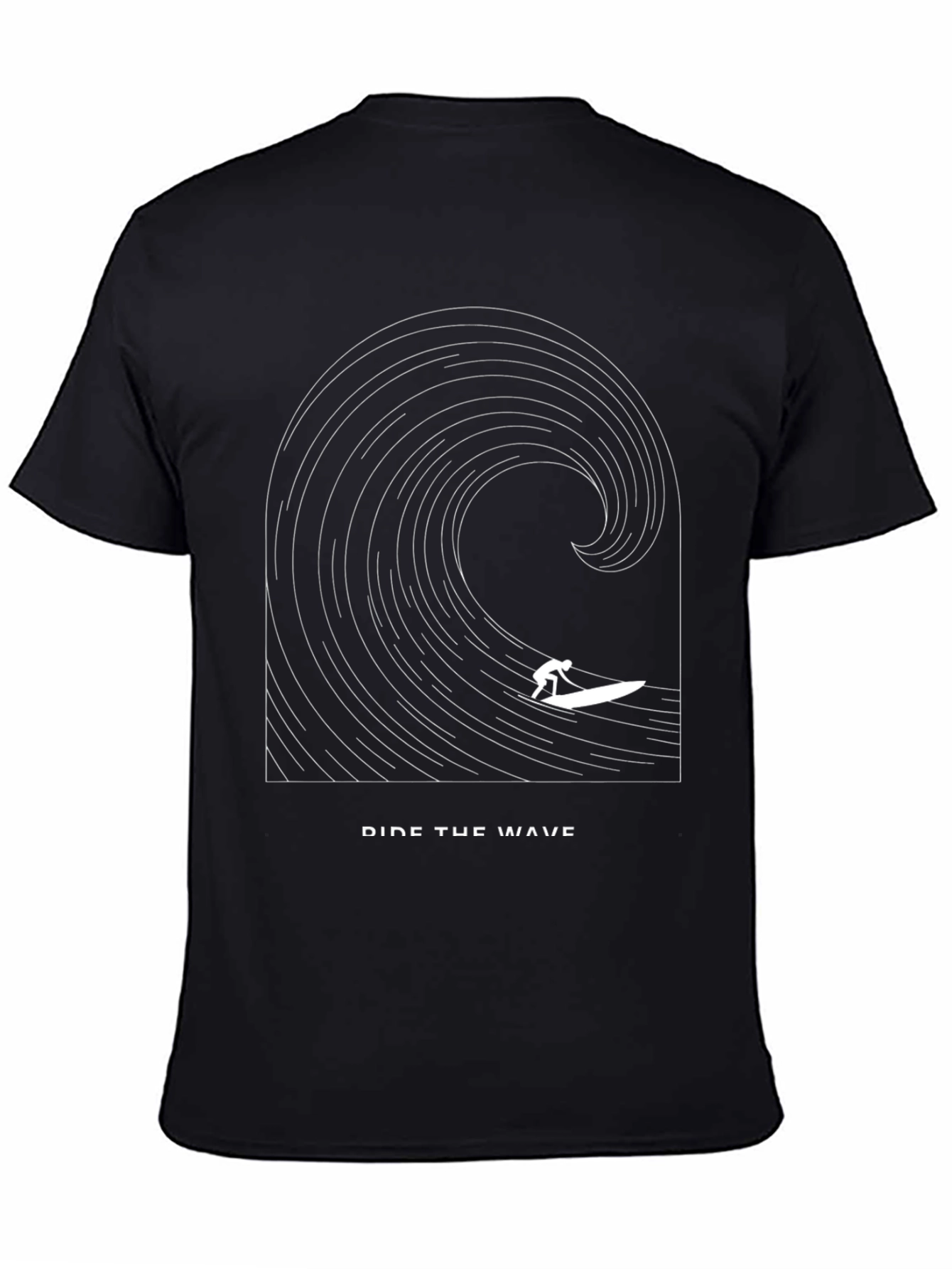 Ride the Wave Graphic Tee - Surfer Style