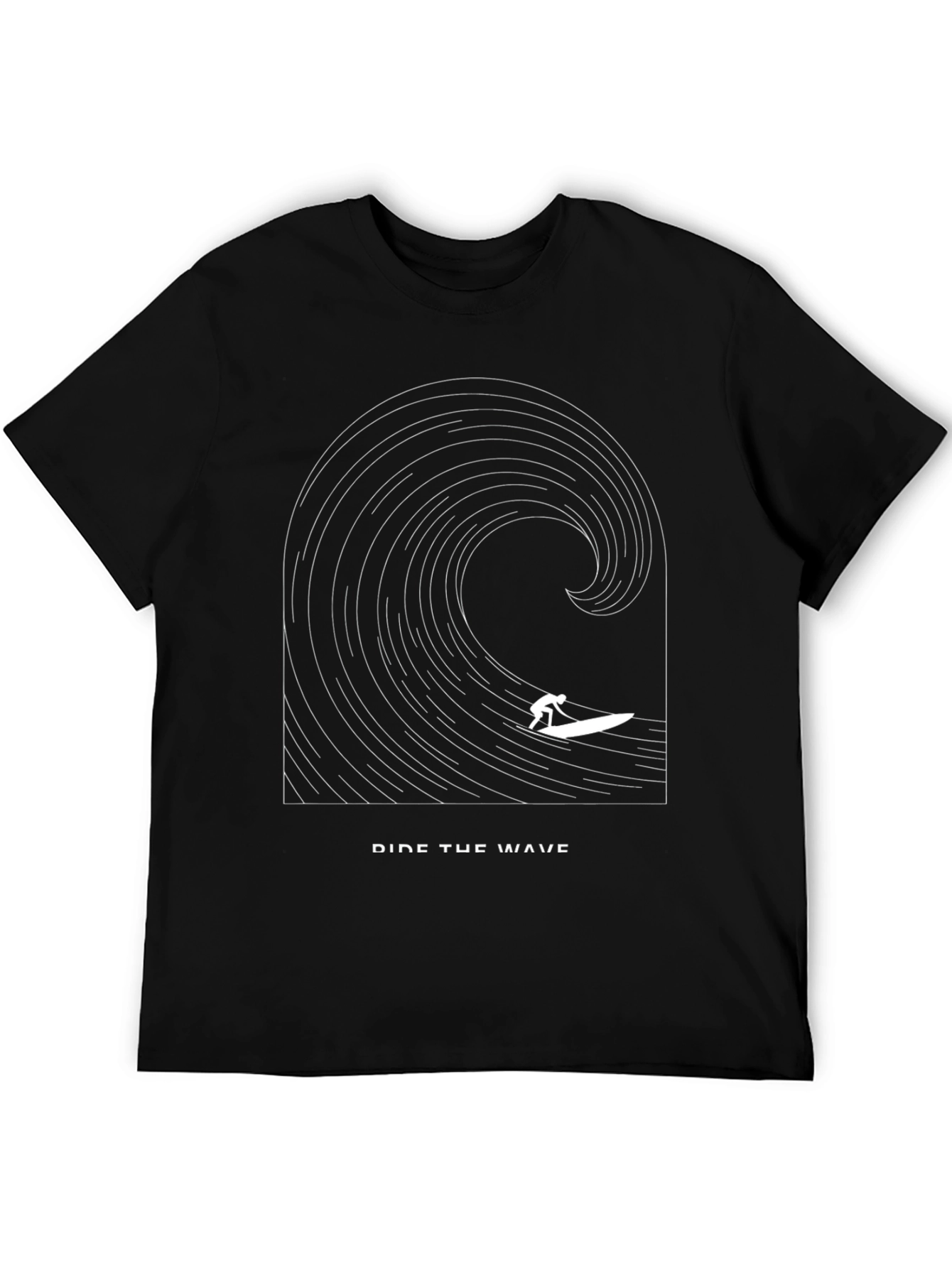 Ride the Wave Graphic Tee - Surfer Style