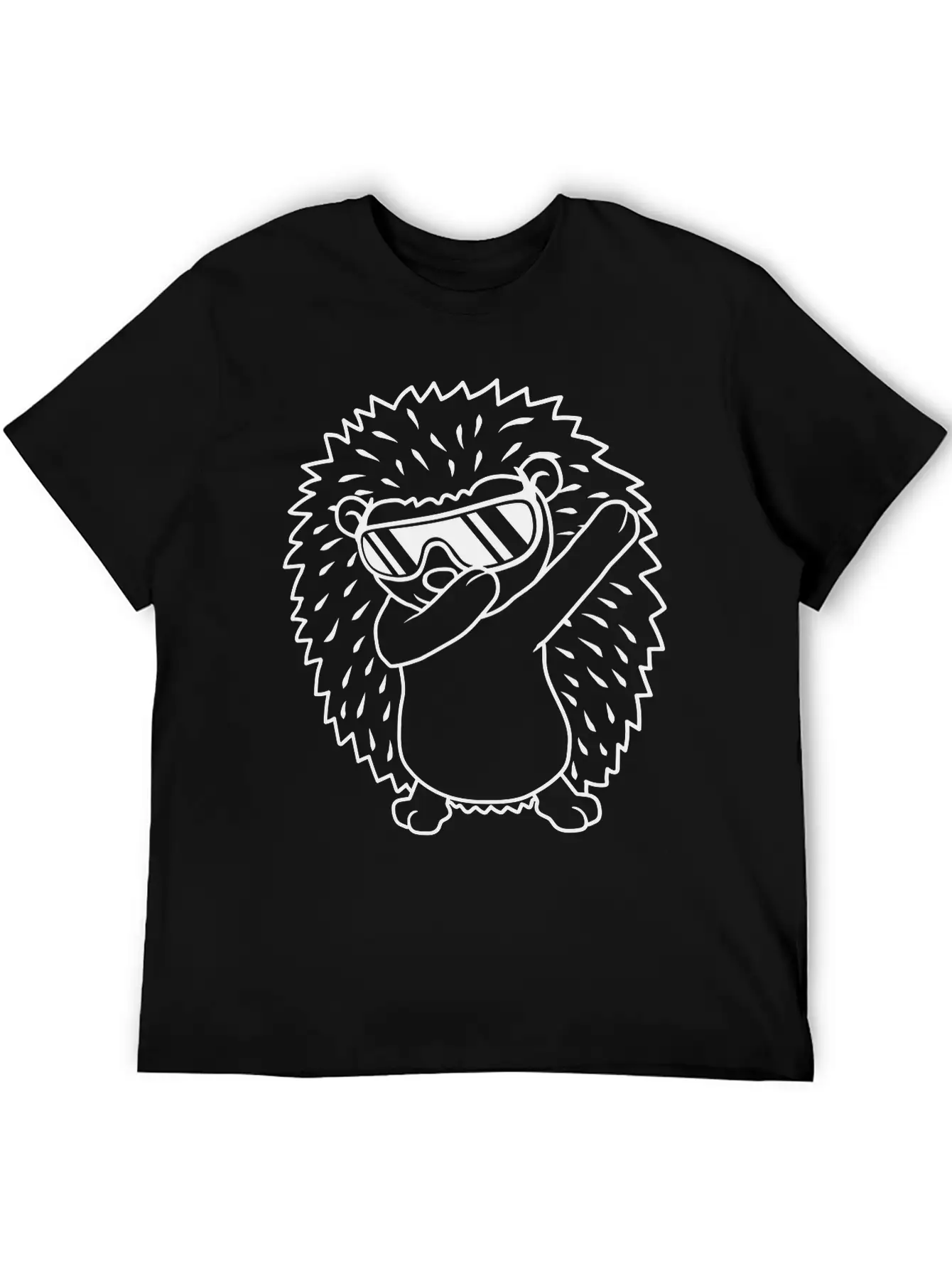 Dabbing Hedgehog Dab Dance Comfortable Minimalist Graphic Tee – Summer Style Essential