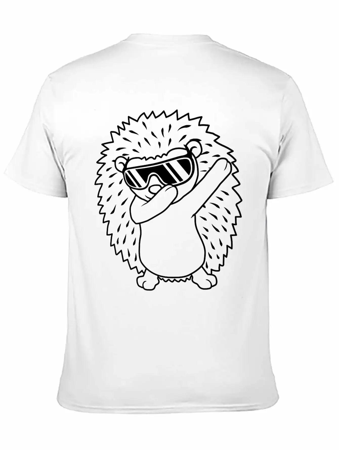 Dabbing Hedgehog Dab Dance Comfortable Minimalist Graphic Tee – Summer Style Essential