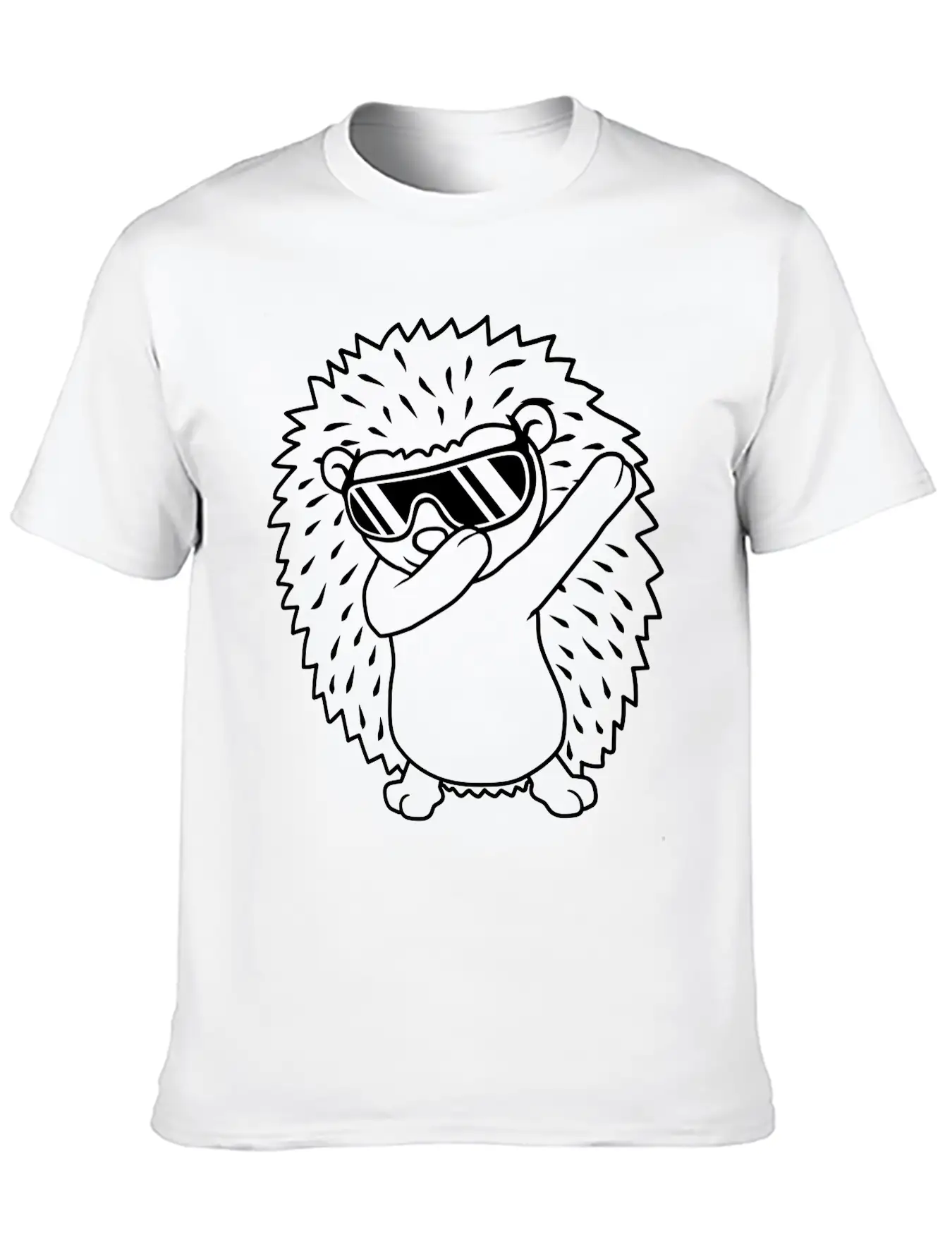 Dabbing Hedgehog Dab Dance Comfortable Minimalist Graphic Tee – Summer Style Essential