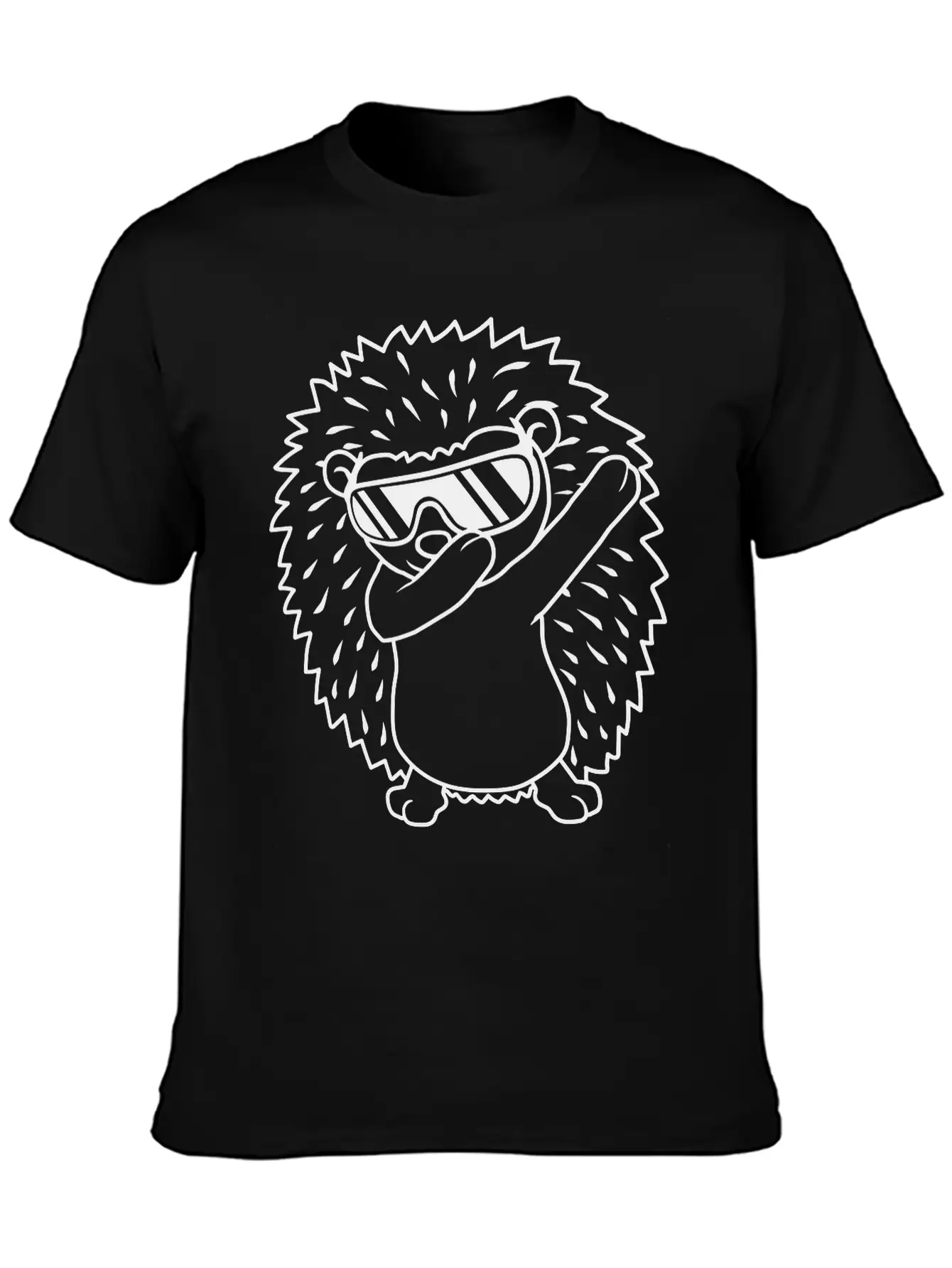 Dabbing Hedgehog Dab Dance Comfortable Minimalist Graphic Tee – Summer Style Essential