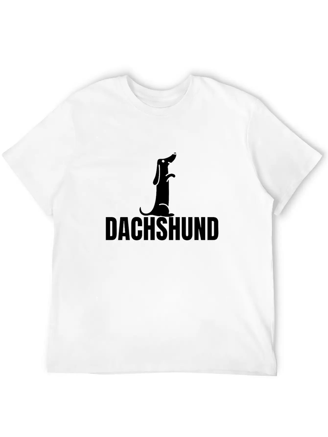 Dachshund Dog Comfortable Minimalist Graphic Tee – Summer Style Essential