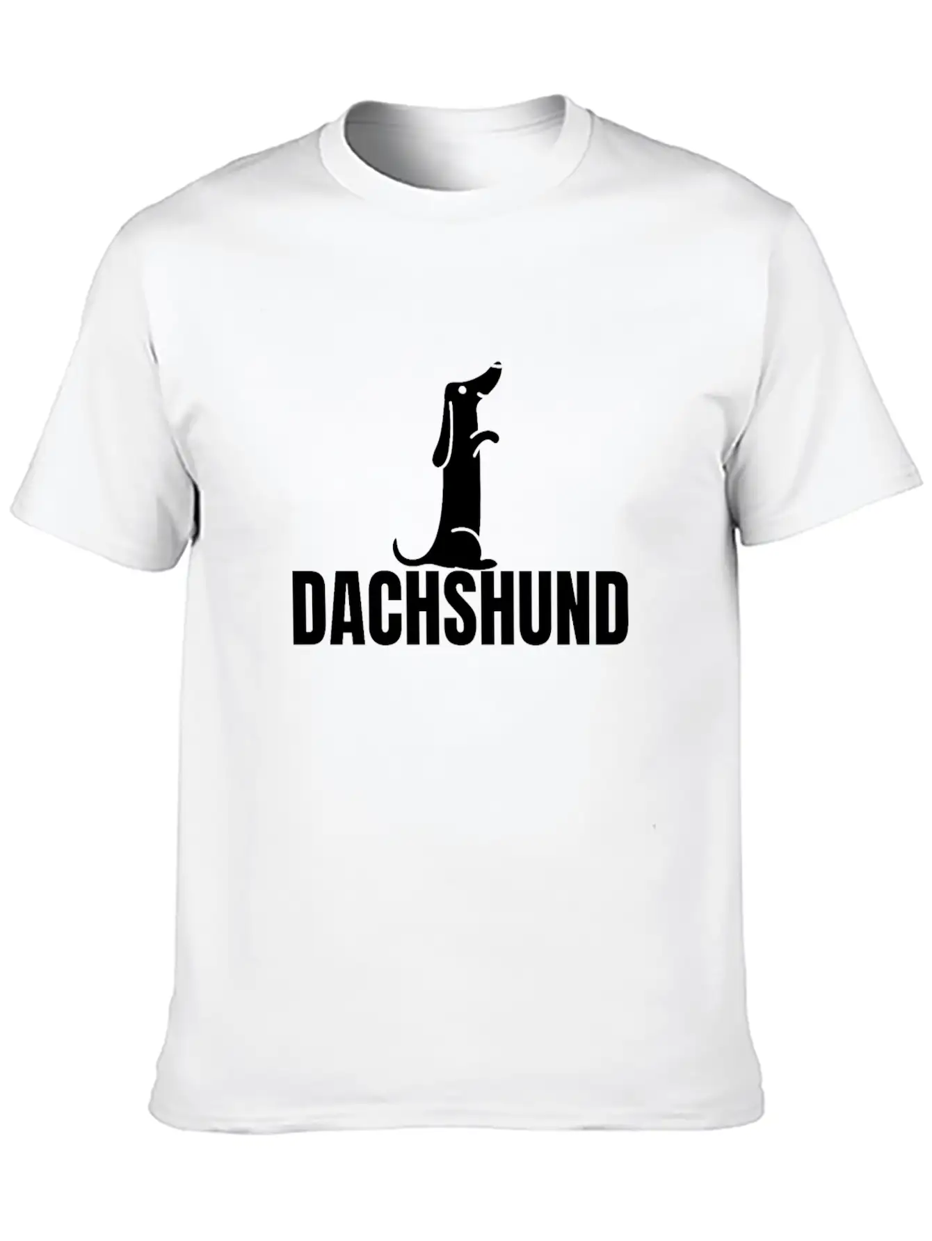 Dachshund Dog Comfortable Minimalist Graphic Tee – Summer Style Essential