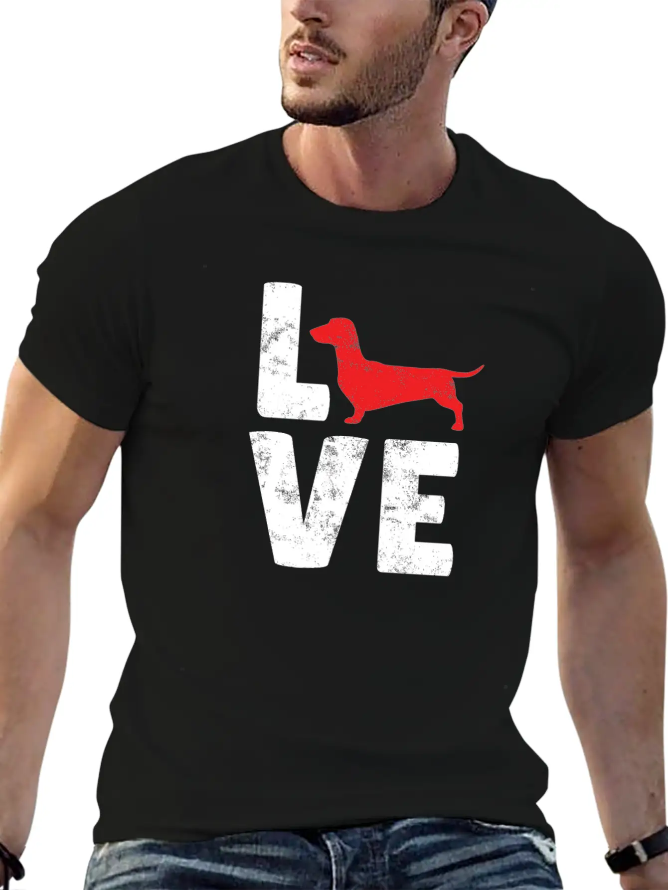 Dachshund Dog Owner Dog Love Gift Idea Essential Unisex Summer Tee – Soft Cotton Casual Fit