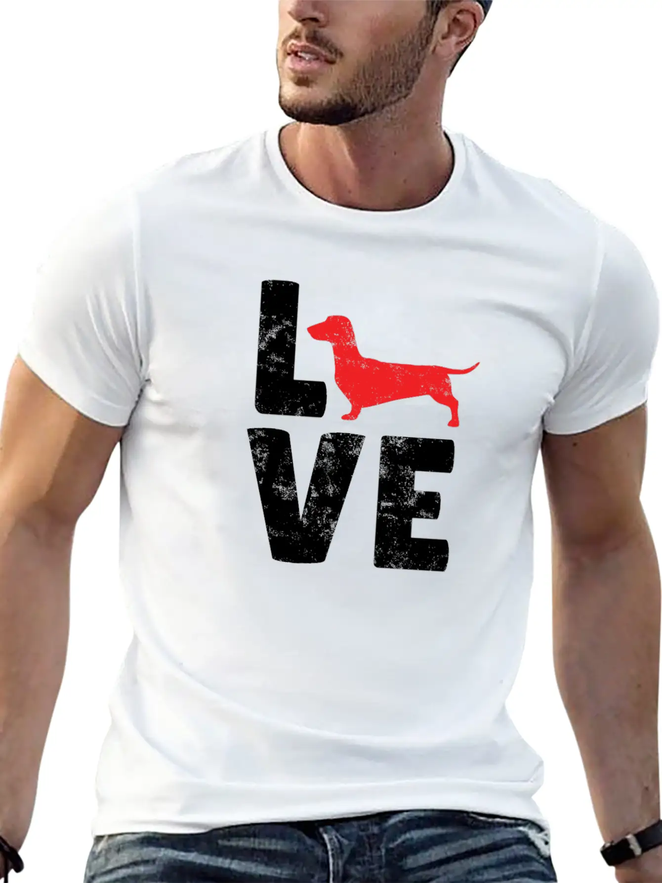 Dachshund Dog Owner Dog Love Gift Idea Essential Unisex Summer Tee – Soft Cotton Casual Fit
