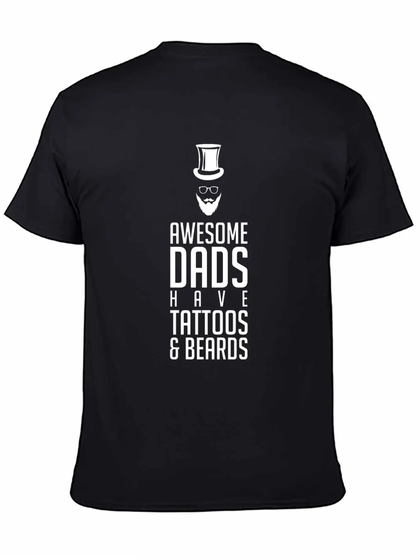 Dad Tattoo Unisex Short Sleeve Soft Cotton T-Shirt – Casual Everyday Wear