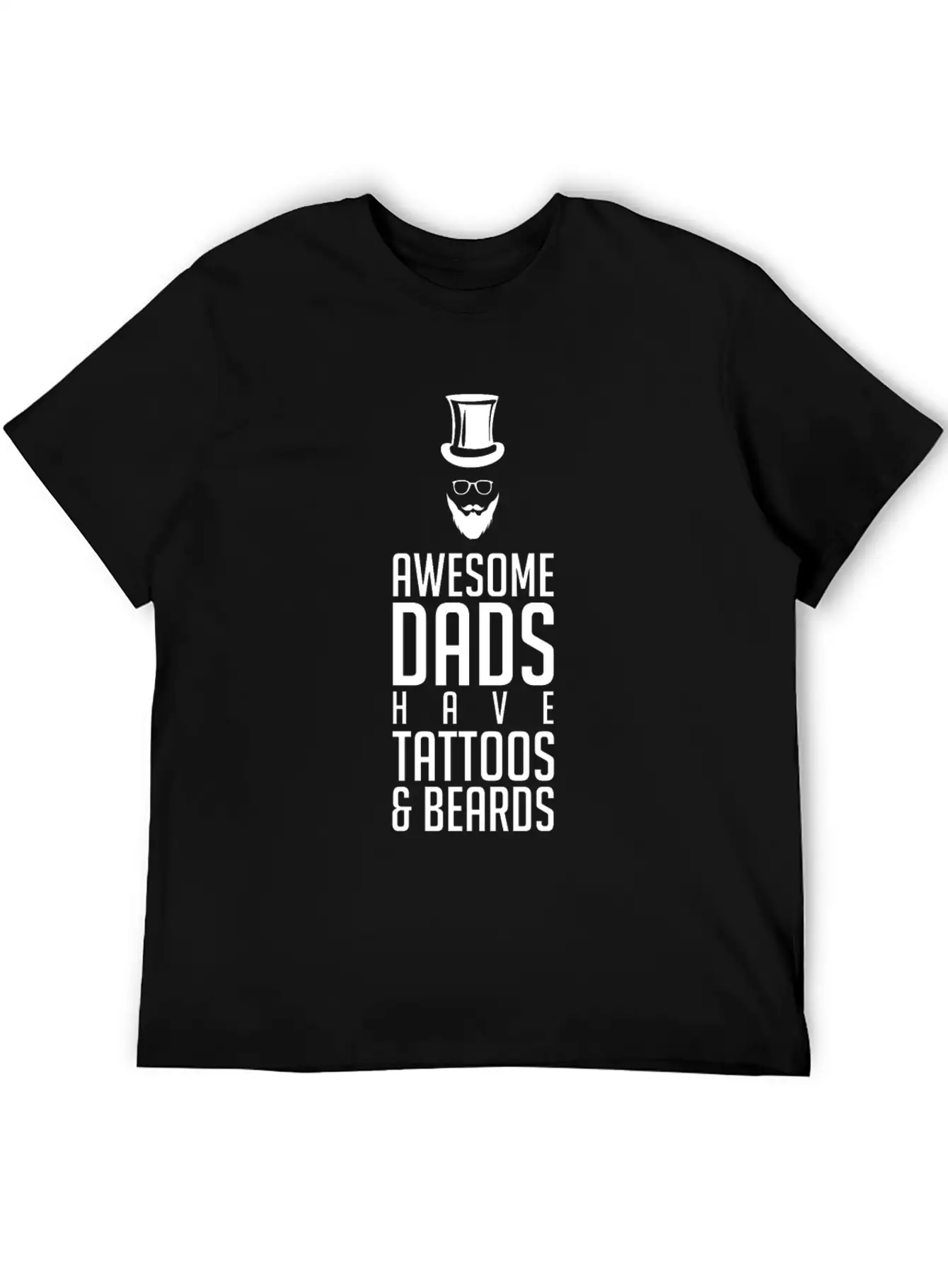 Dad Tattoo Unisex Short Sleeve Soft Cotton T-Shirt – Casual Everyday Wear
