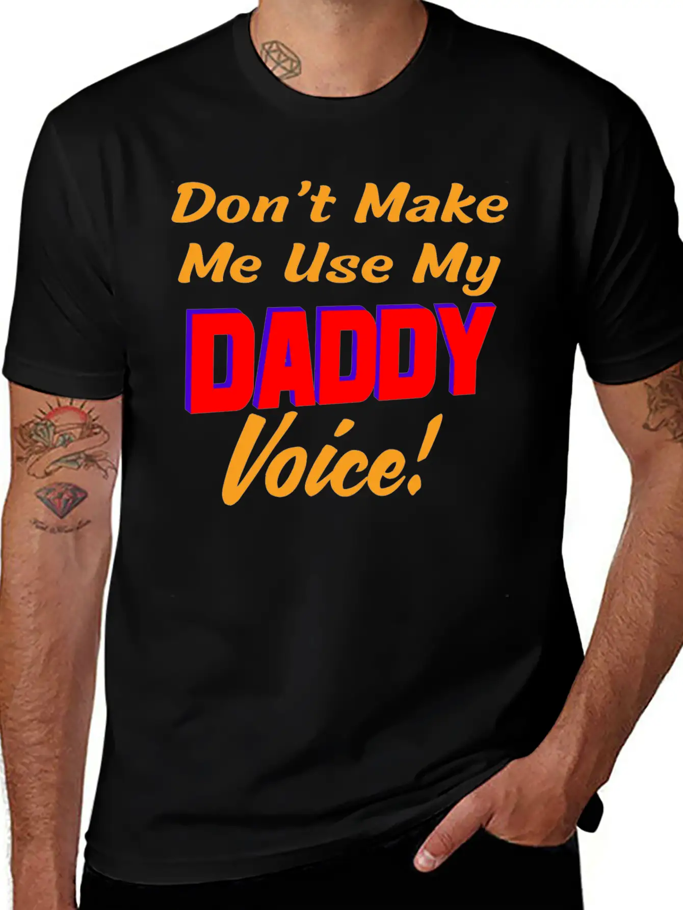 Daddy Voice Basic Graphic T-Shirt – Daily Comfort In Soft Cotton