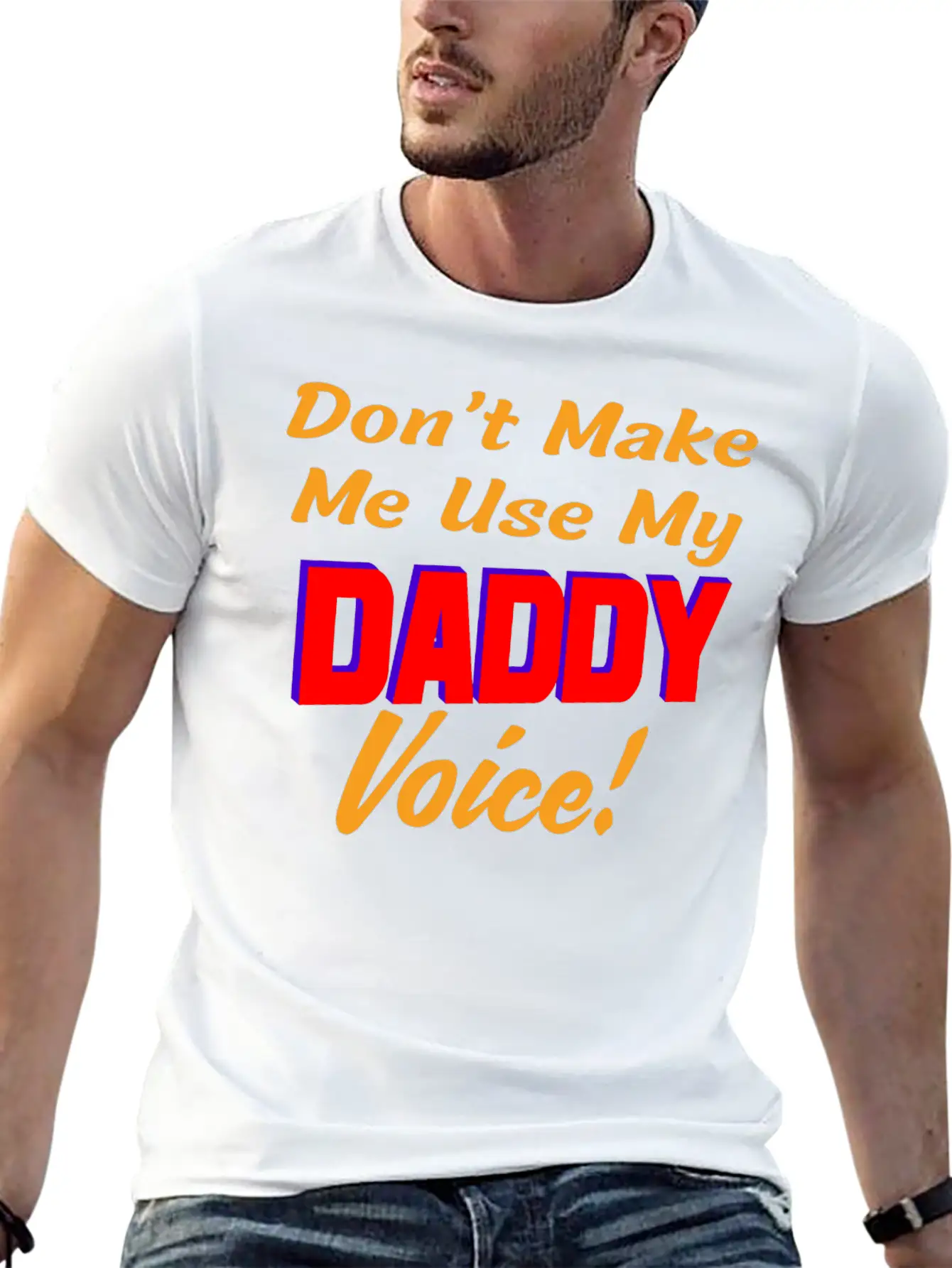 Daddy Voice Basic Graphic T-Shirt – Daily Comfort In Soft Cotton