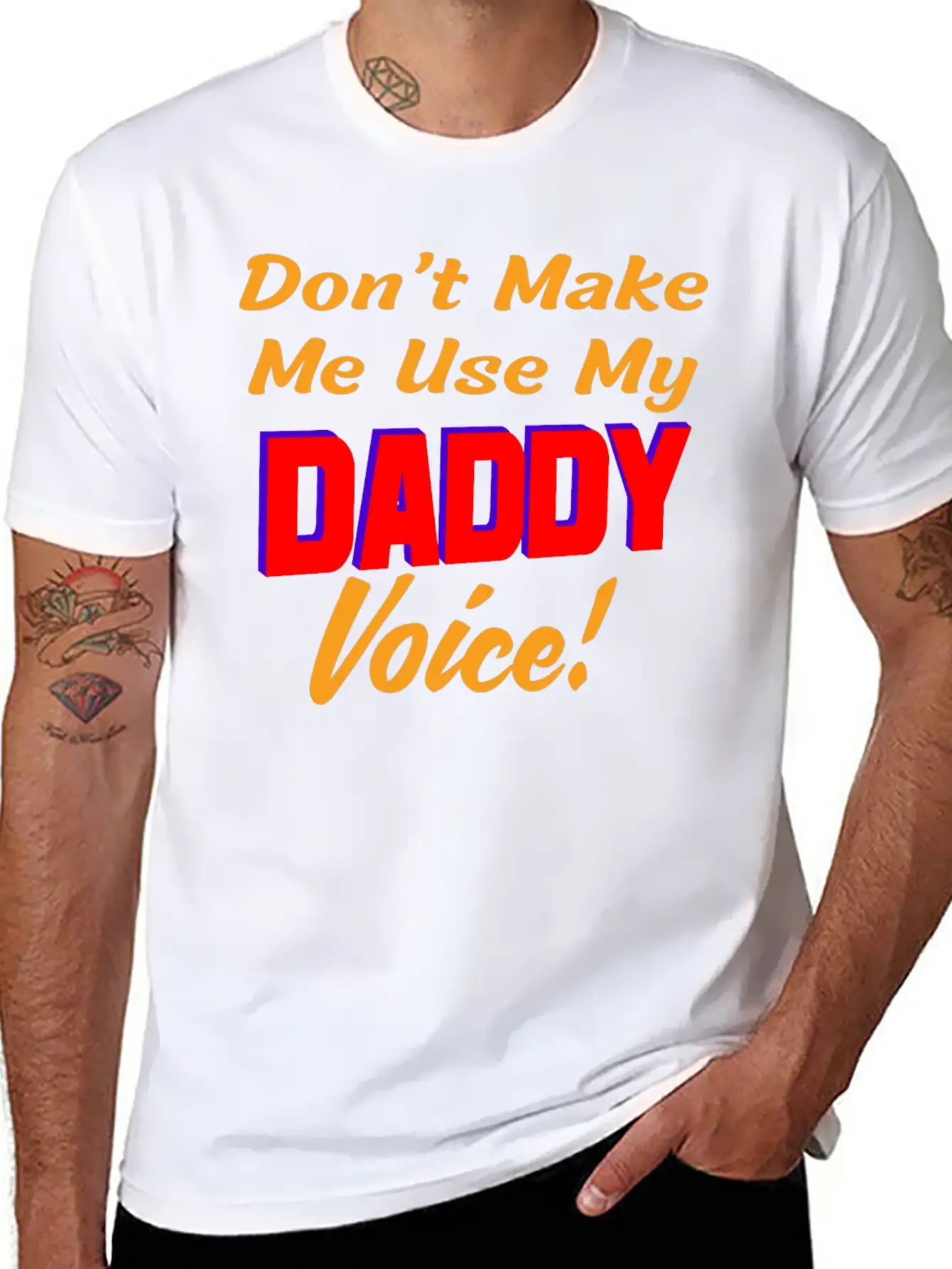 Daddy Voice Basic Graphic T-Shirt – Daily Comfort In Soft Cotton