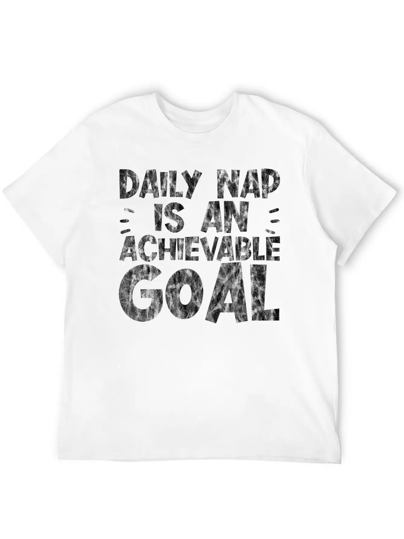 Daily Nap Is An Achievable Goal 3 Unisex Short Sleeve Soft Cotton T-Shirt – Casual Everyday Wear