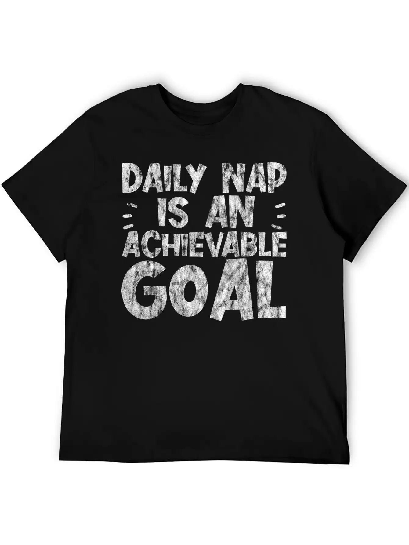 Daily Nap Is An Achievable Goal 3 Unisex Short Sleeve Soft Cotton T-Shirt – Casual Everyday Wear