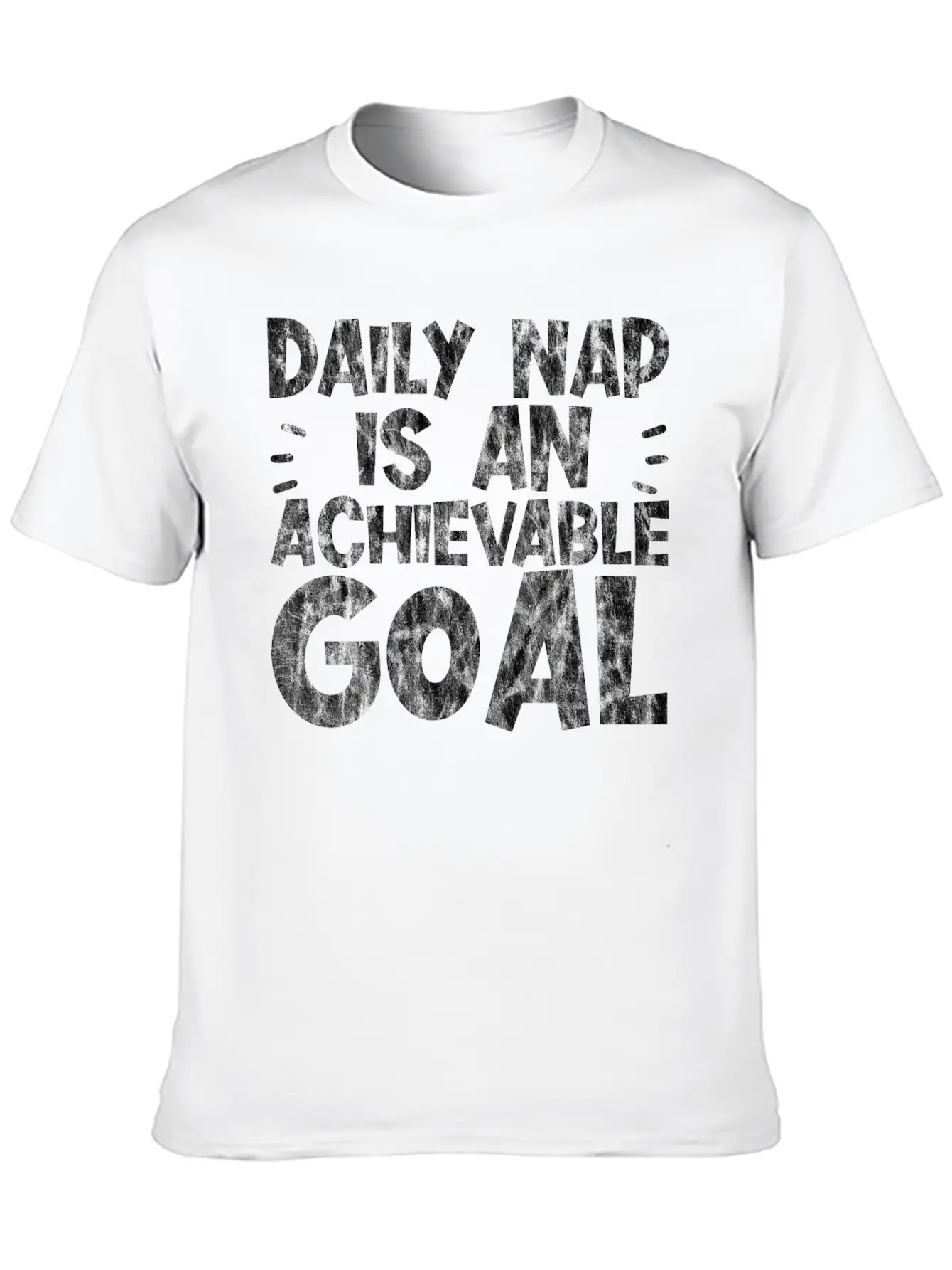 Daily Nap Is An Achievable Goal 3 Unisex Short Sleeve Soft Cotton T-Shirt – Casual Everyday Wear