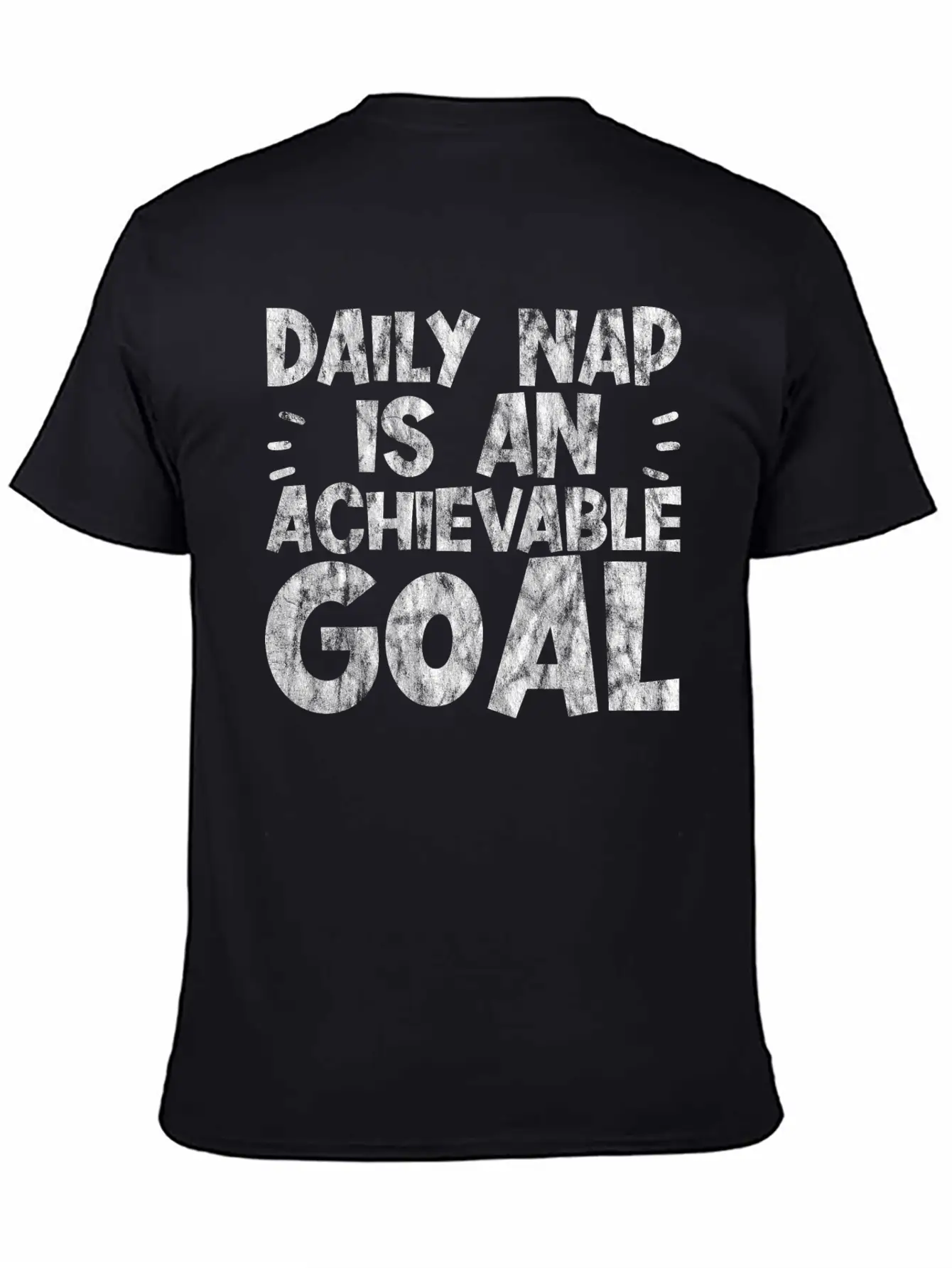 Daily Nap Is An Achievable Goal 3 Unisex Short Sleeve Soft Cotton T-Shirt – Casual Everyday Wear