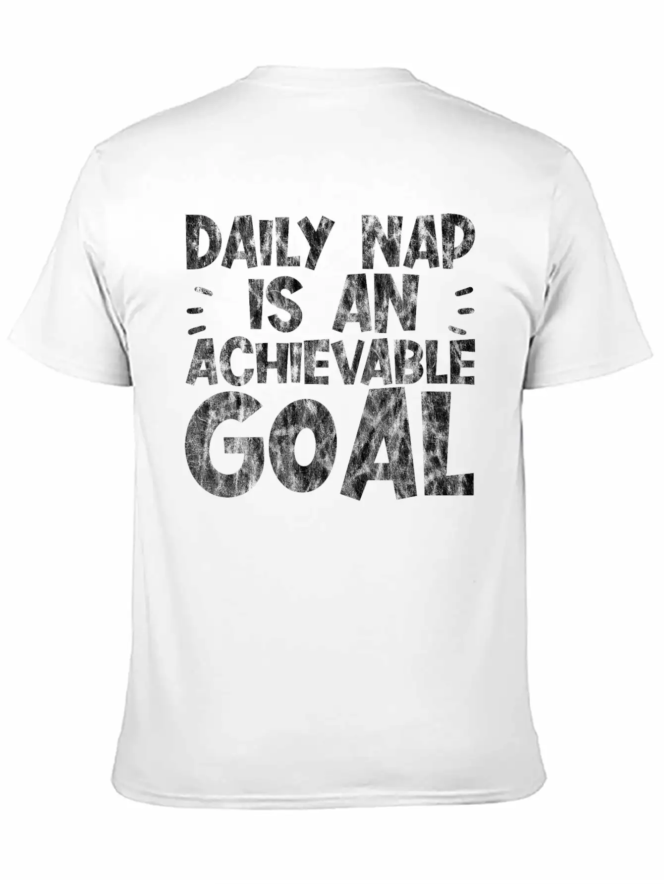 Daily Nap Is An Achievable Goal 3 Unisex Short Sleeve Soft Cotton T-Shirt – Casual Everyday Wear