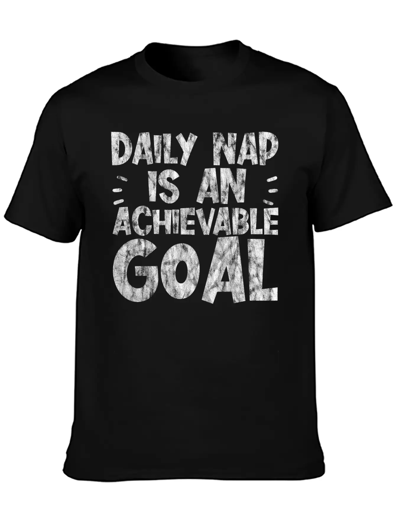 Daily Nap Is An Achievable Goal 3 Unisex Short Sleeve Soft Cotton T-Shirt – Casual Everyday Wear