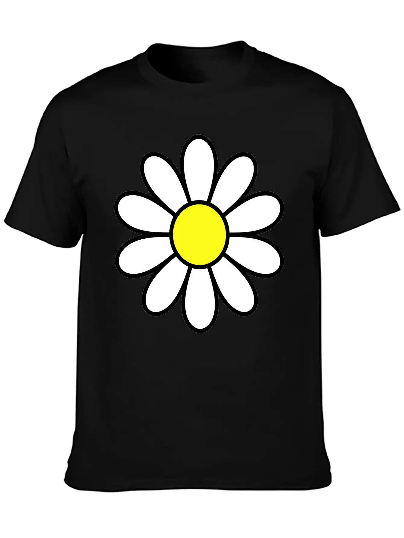 Daisy Comfortable Minimalist Graphic Tee – Summer Style Essential