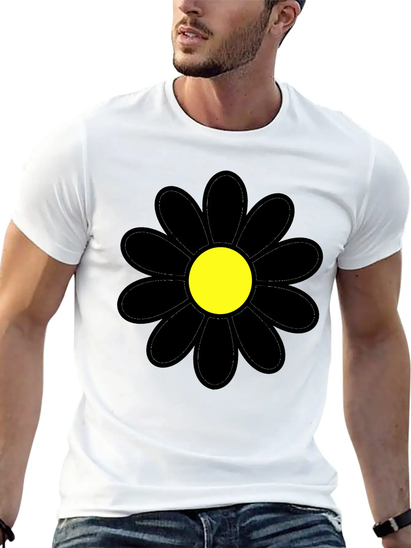 Daisy Comfortable Minimalist Graphic Tee – Summer Style Essential