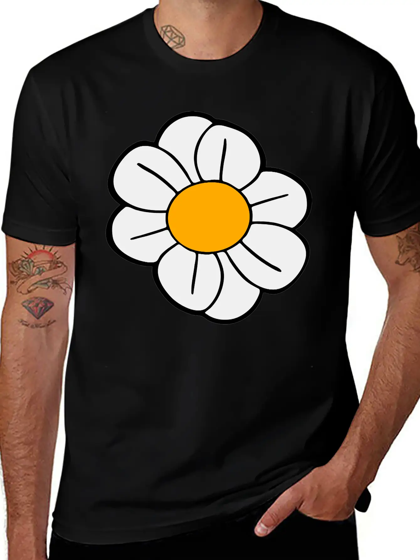 Daisy Flower Buttercup Daisy Comfortable Minimalist Graphic Tee – Summer Style Essential