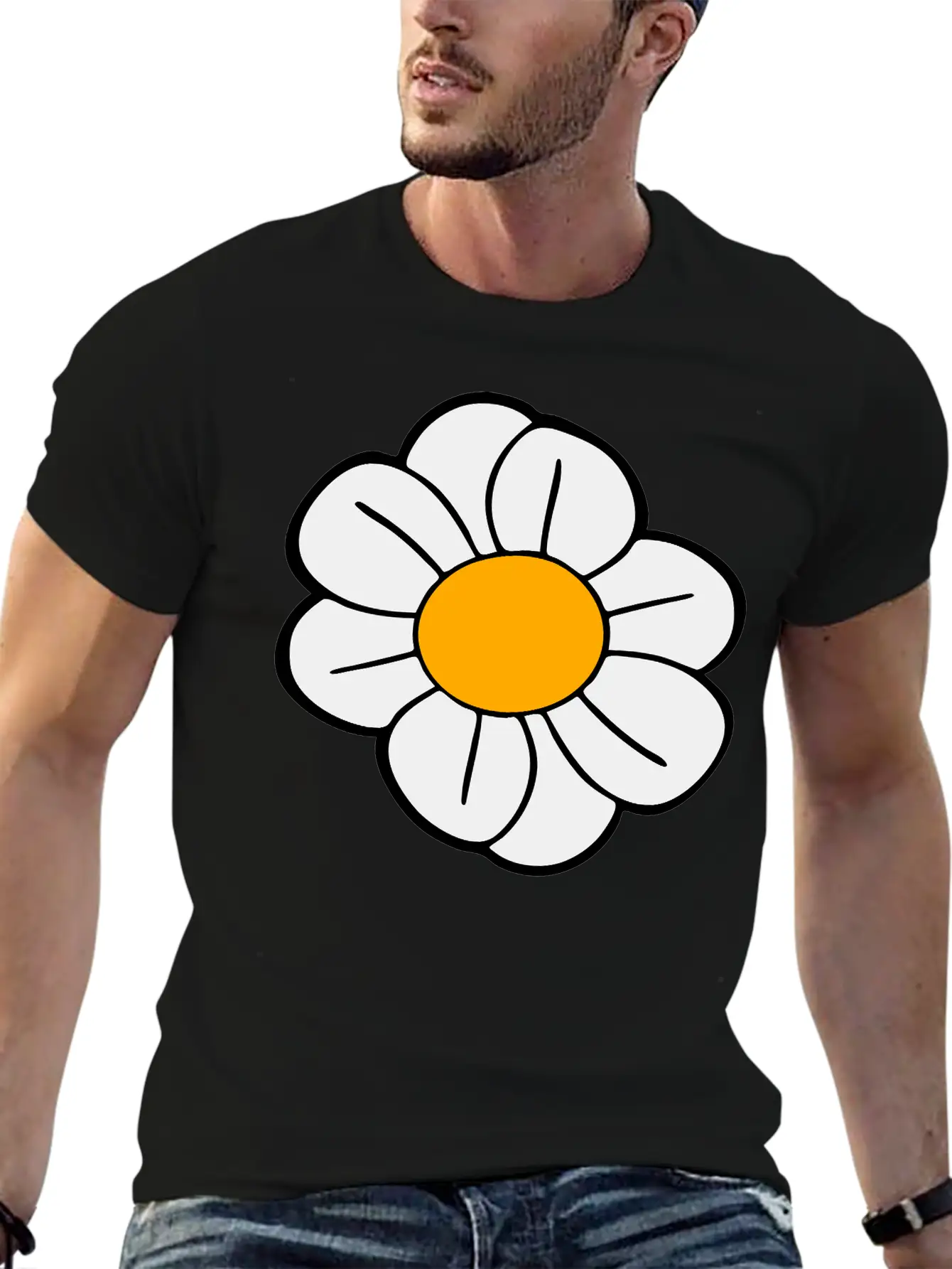 Daisy Flower Buttercup Daisy Comfortable Minimalist Graphic Tee – Summer Style Essential