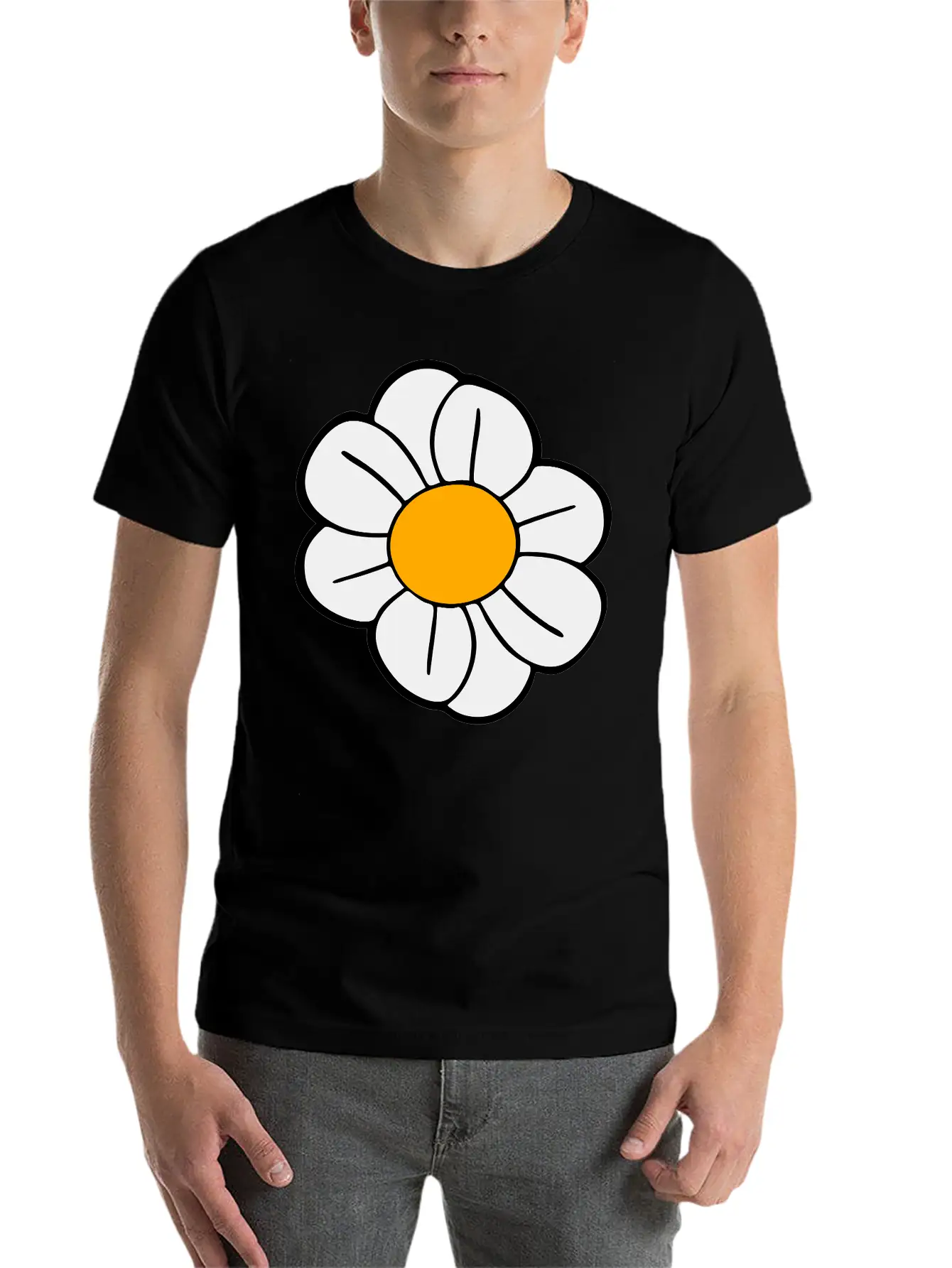 Daisy Flower Buttercup Daisy Comfortable Minimalist Graphic Tee – Summer Style Essential
