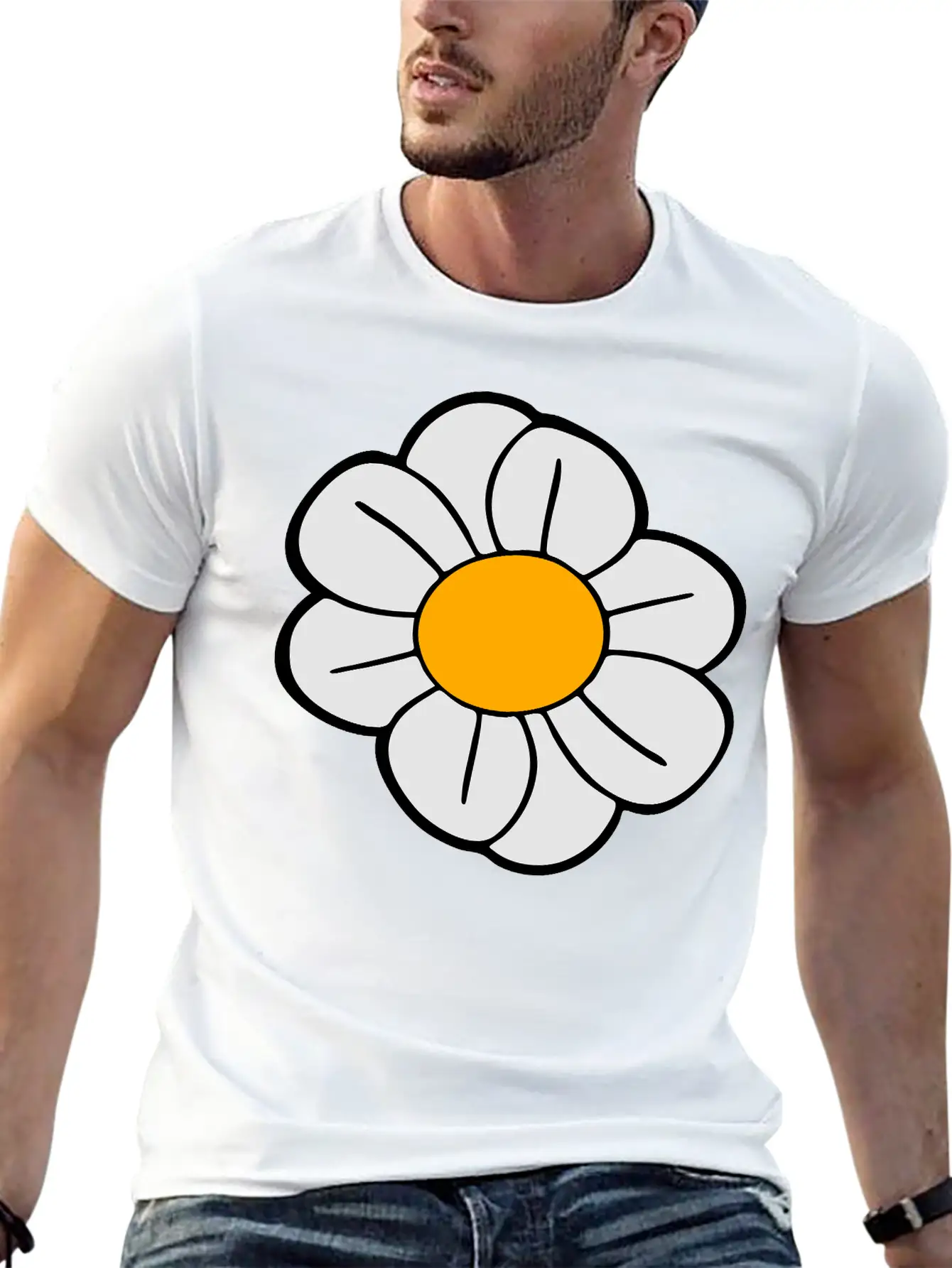 Daisy Flower Buttercup Daisy Comfortable Minimalist Graphic Tee – Summer Style Essential