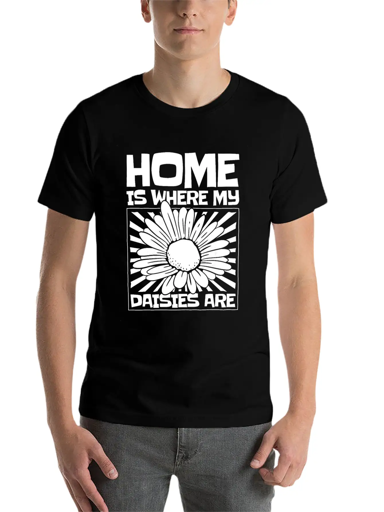 Daisy Garden Gardening Gardener Basic Graphic T-Shirt – Daily Comfort In Soft Cotton