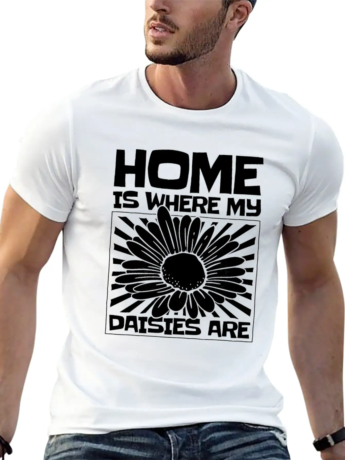 Daisy Garden Gardening Gardener Basic Graphic T-Shirt – Daily Comfort In Soft Cotton