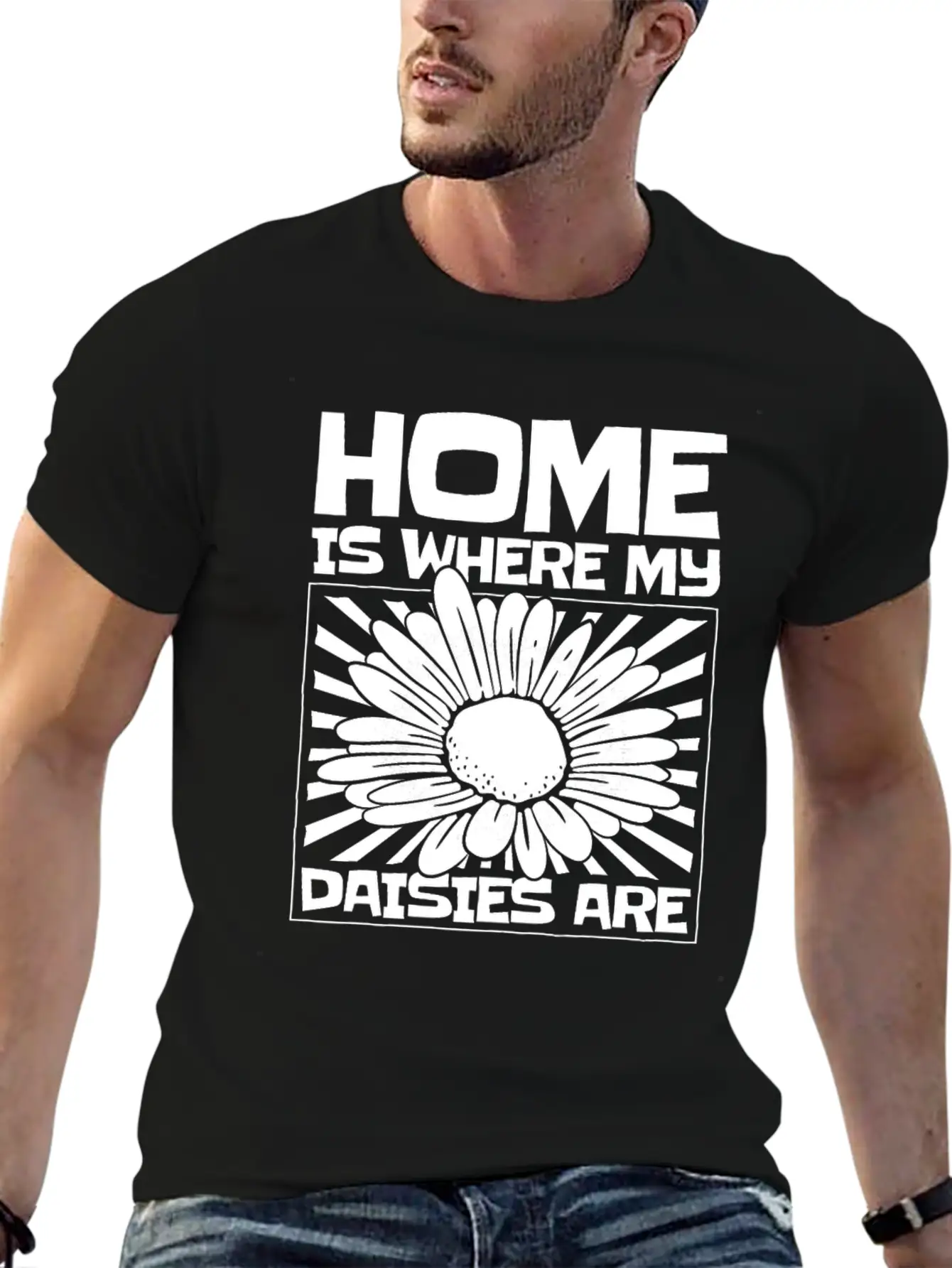 Daisy Garden Gardening Gardener Basic Graphic T-Shirt – Daily Comfort In Soft Cotton