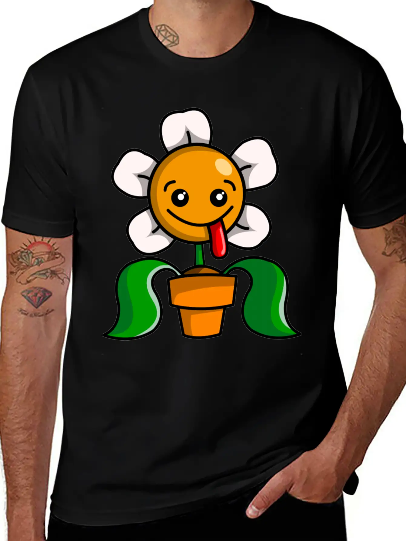 Daisy Garden Unisex Short Sleeve Soft Cotton T-Shirt – Casual Everyday Wear