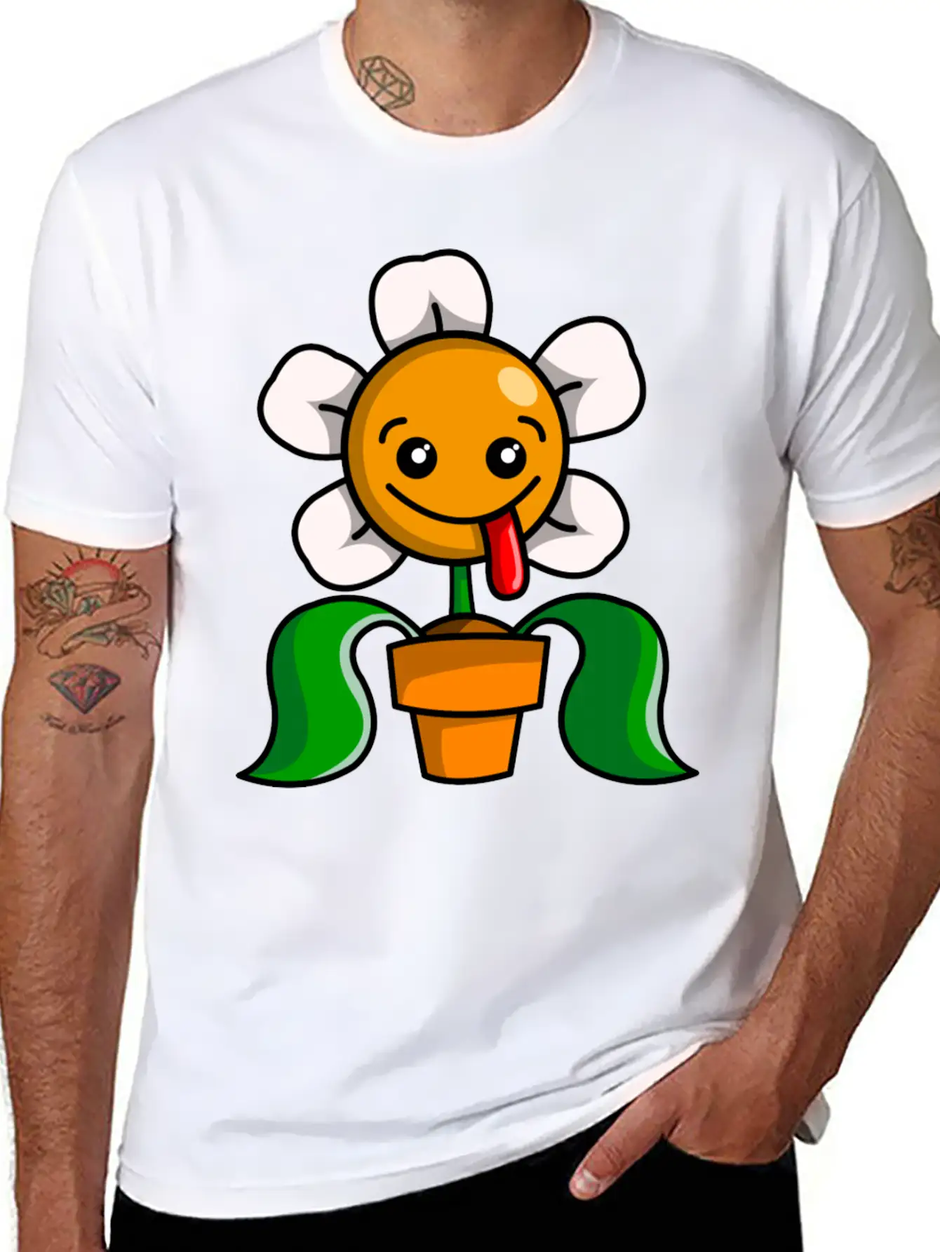 Daisy Garden Unisex Short Sleeve Soft Cotton T-Shirt – Casual Everyday Wear