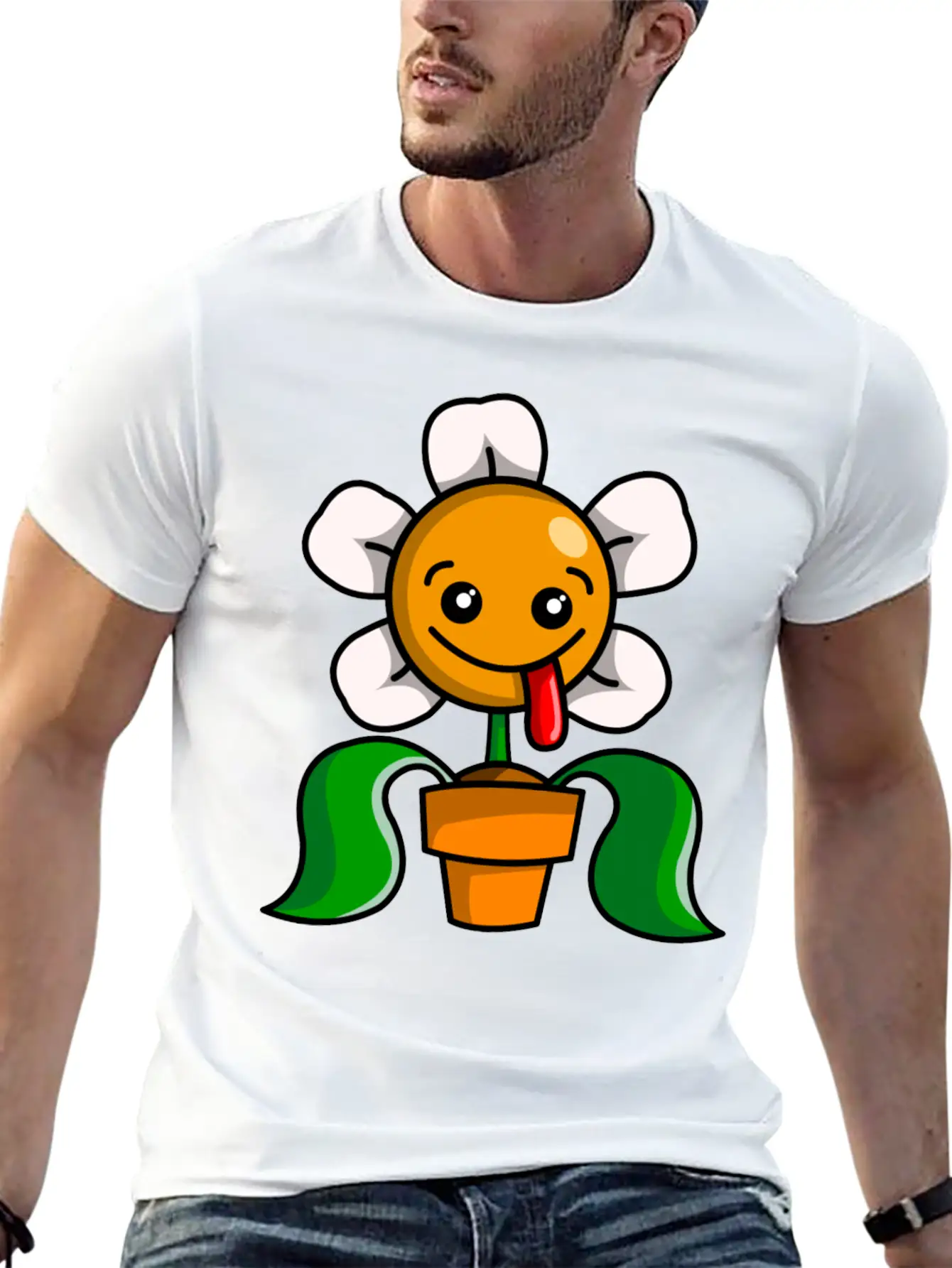 Daisy Garden Unisex Short Sleeve Soft Cotton T-Shirt – Casual Everyday Wear