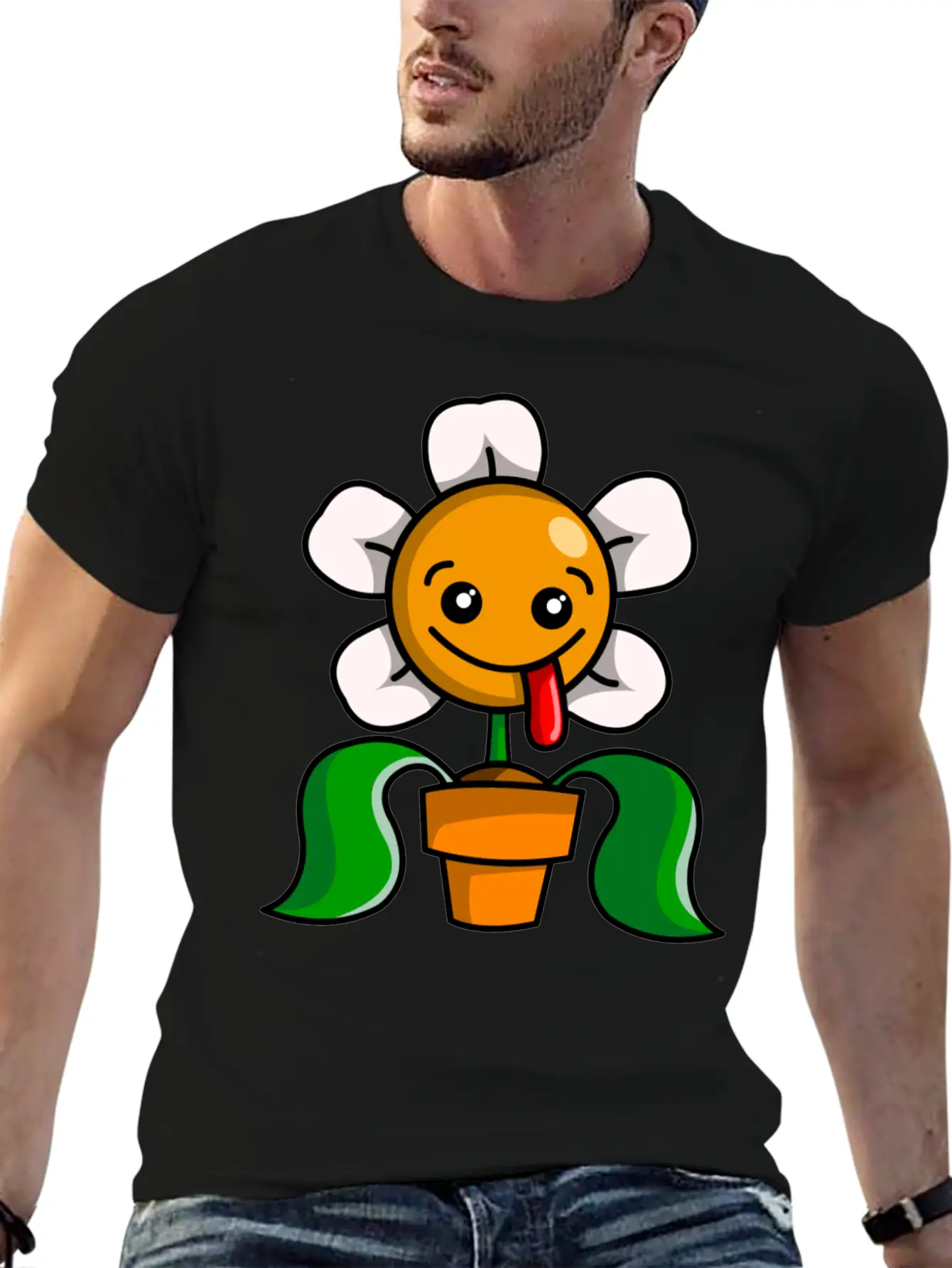 Daisy Garden Unisex Short Sleeve Soft Cotton T-Shirt – Casual Everyday Wear