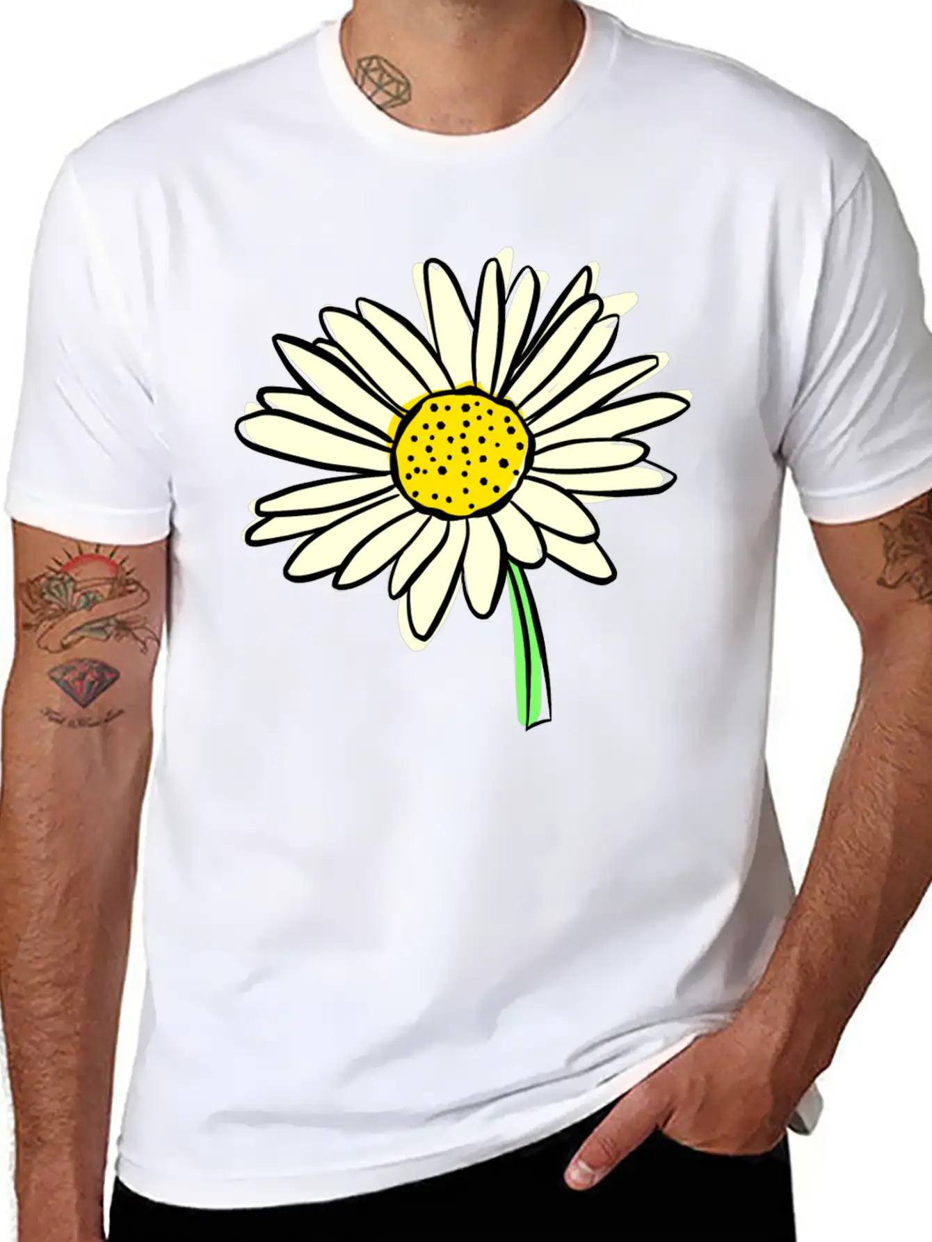 Daisy Give Me Your Answer Do Essential Unisex Summer Tee – Soft Cotton Casual Fit