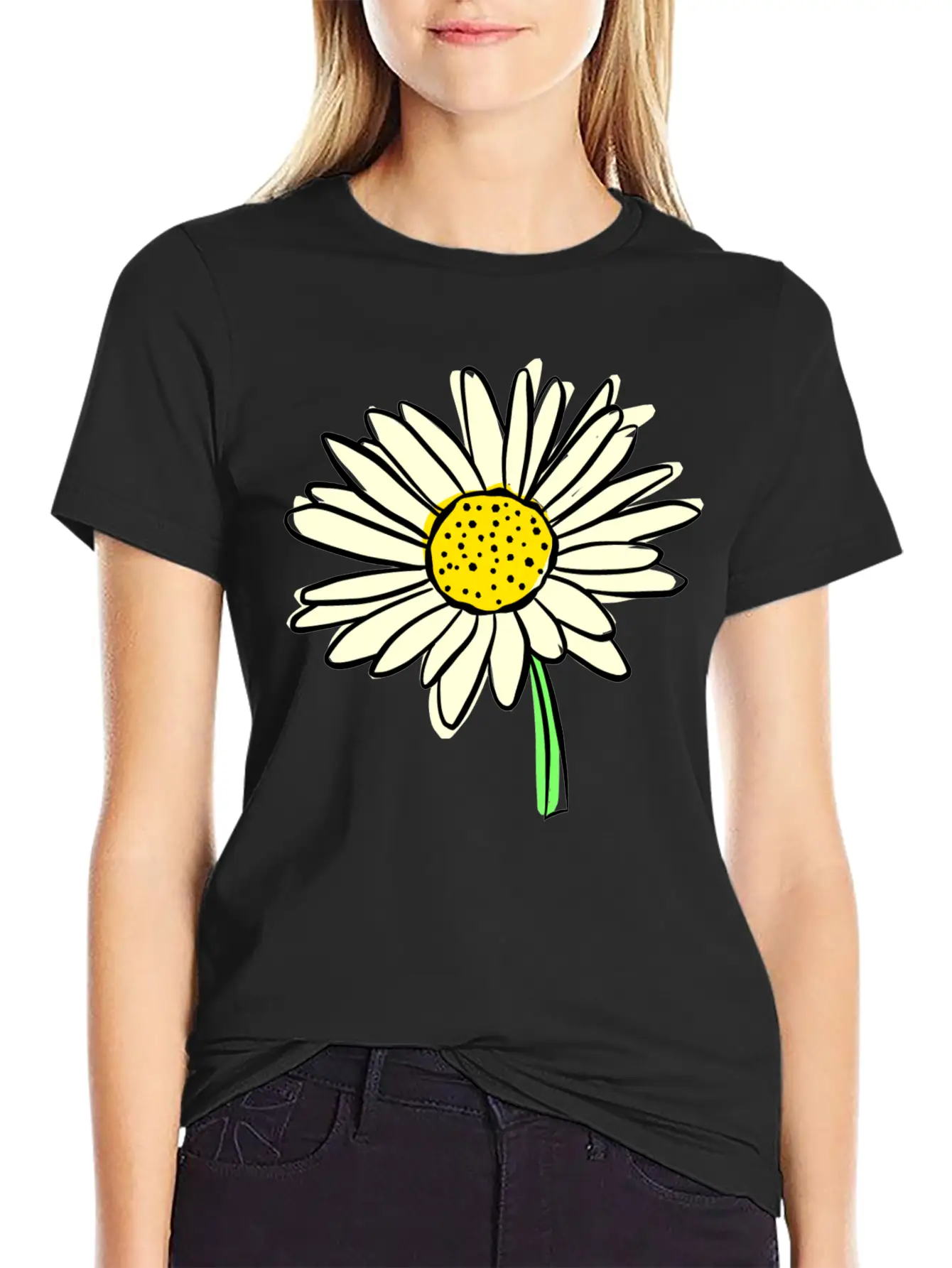 Daisy Give Me Your Answer Do Essential Unisex Summer Tee – Soft Cotton Casual Fit