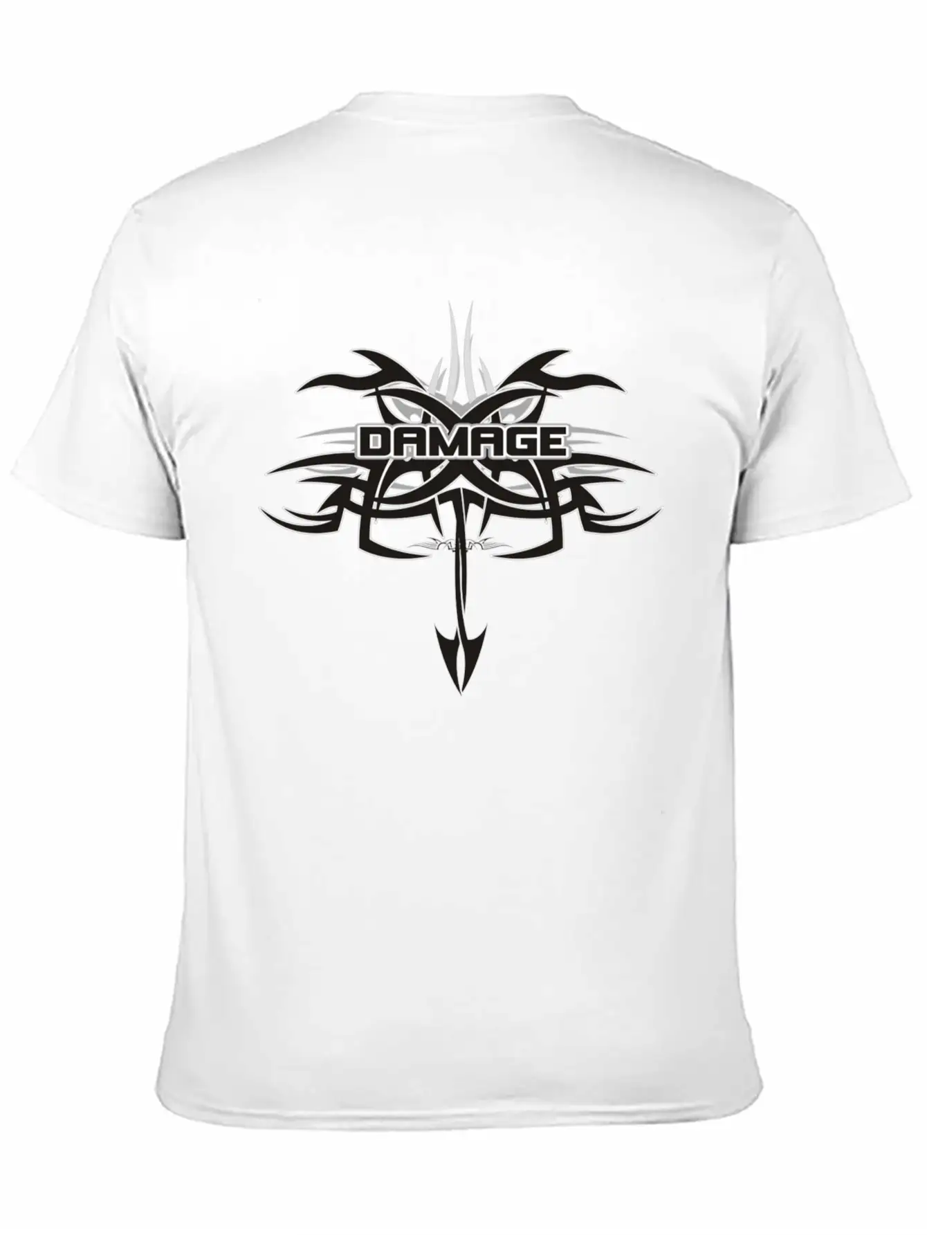 Damage Tribal 1 Unisex Short Sleeve Soft Cotton T-Shirt – Casual Everyday Wear