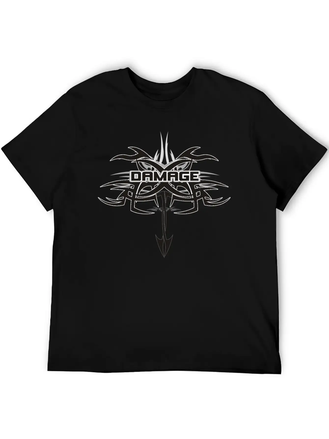 Damage Tribal 1 Unisex Short Sleeve Soft Cotton T-Shirt – Casual Everyday Wear