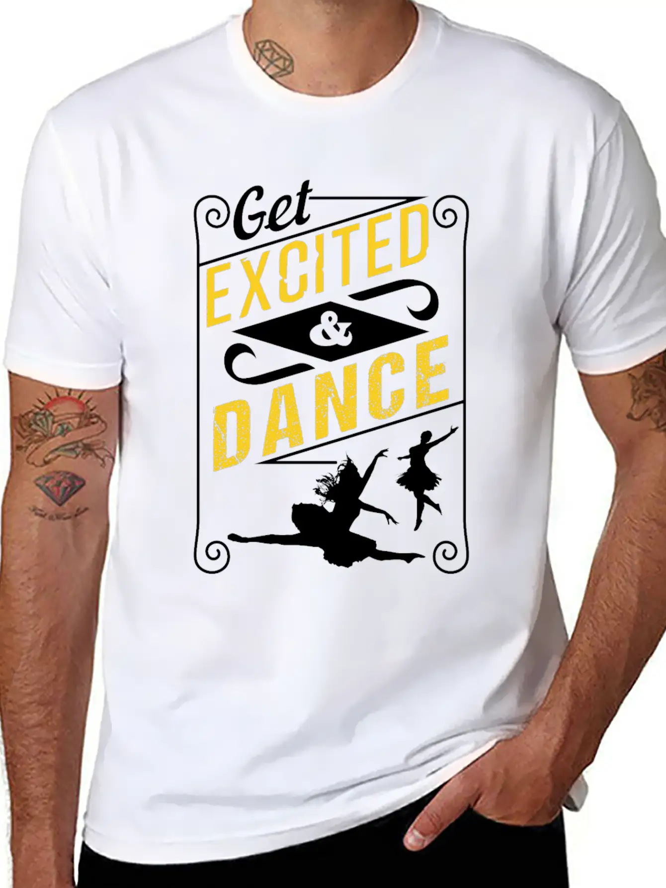 Dance Basic Graphic T-Shirt – Daily Comfort In Soft Cotton