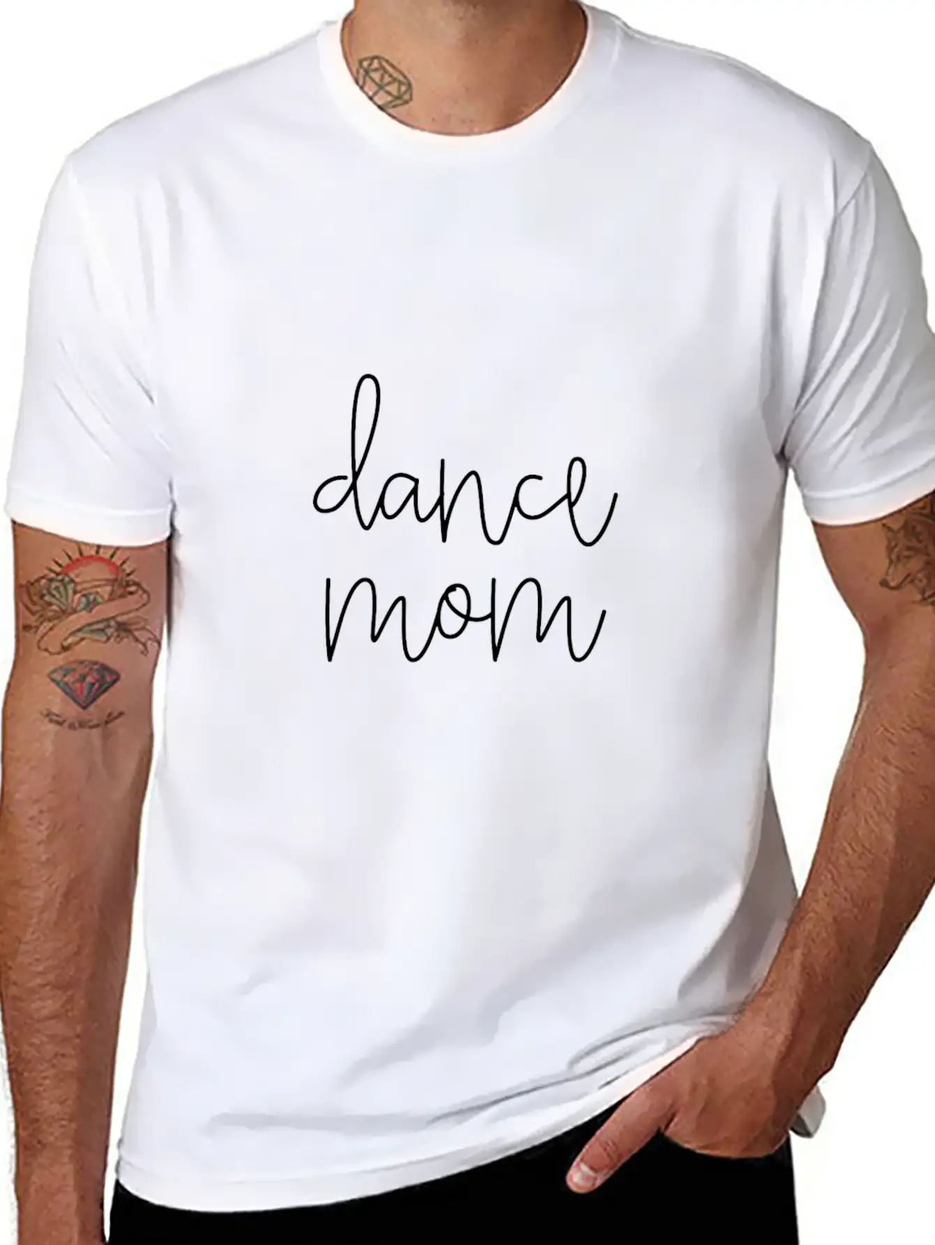 Dance Mom Life Cute Classy Mama Mother'S Day Dance Stylish Everyday T-Shirt – Unisex Basic Cotton Tee