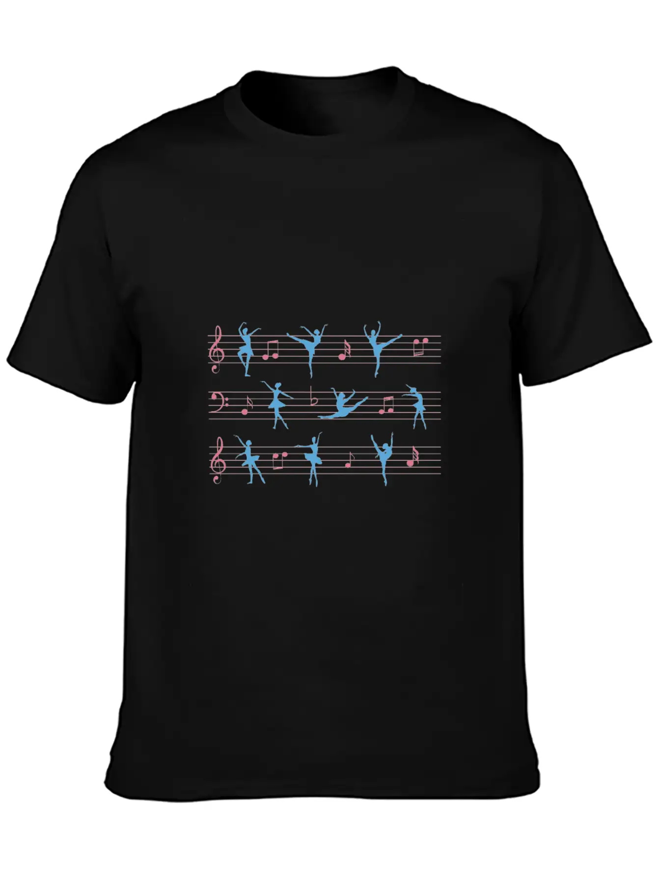 Dancer Ballerina Art Unisex Short Sleeve Soft Cotton T-Shirt – Casual Everyday Wear