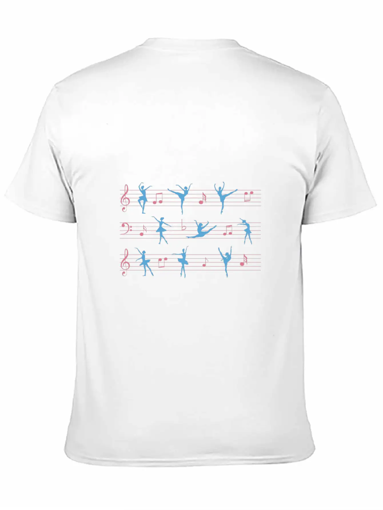 Dancer Ballerina Art Unisex Short Sleeve Soft Cotton T-Shirt – Casual Everyday Wear