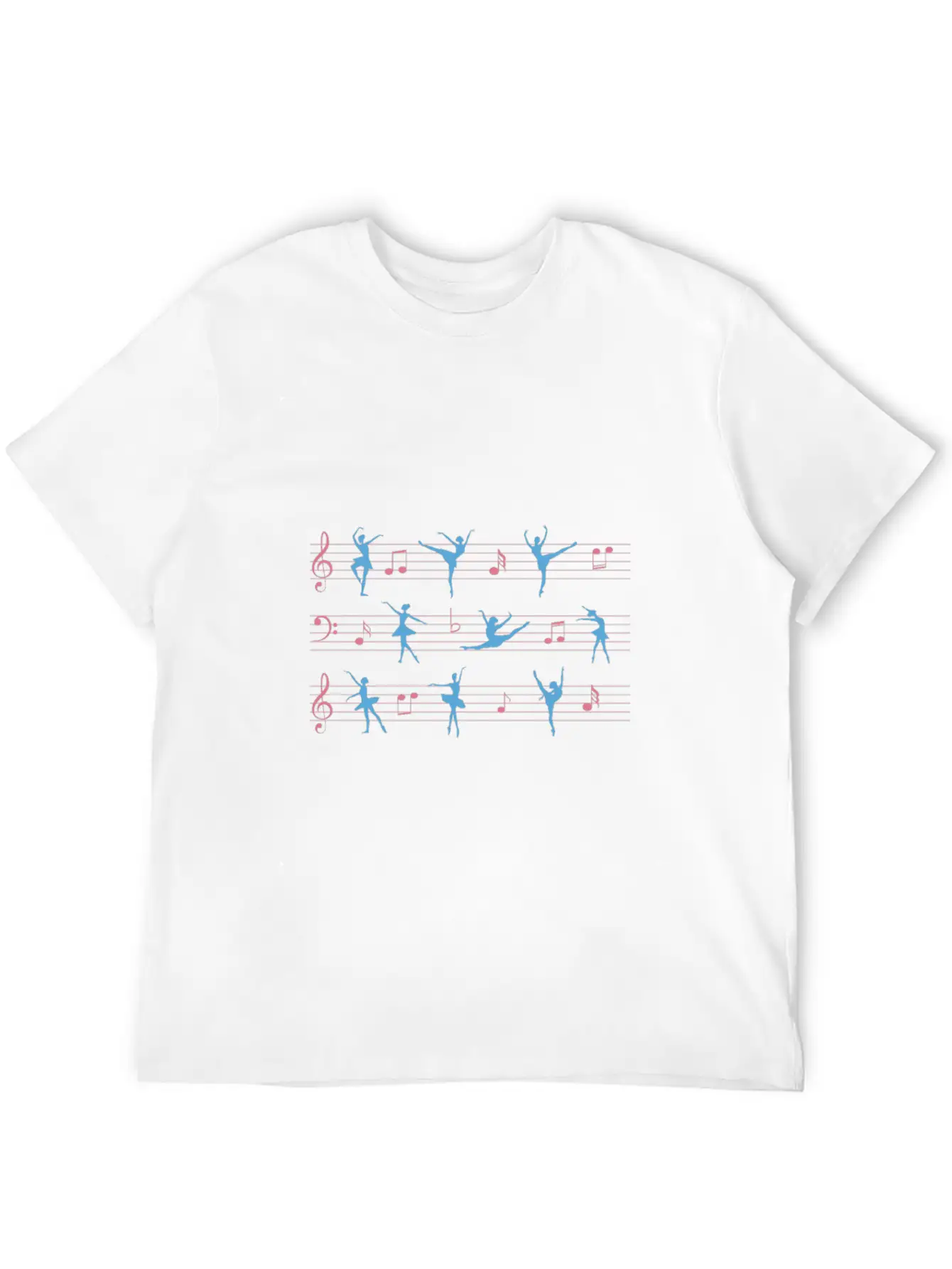 Dancer Ballerina Art Unisex Short Sleeve Soft Cotton T-Shirt – Casual Everyday Wear
