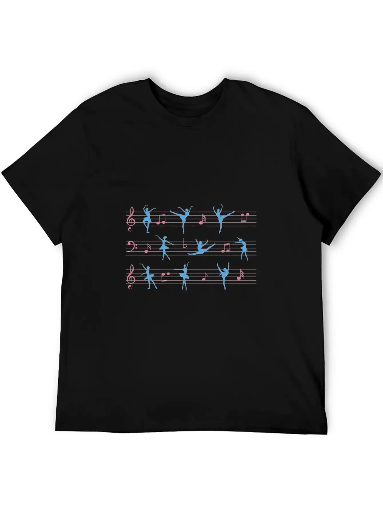 Dancer Ballerina Art Unisex Short Sleeve Soft Cotton T-Shirt – Casual Everyday Wear