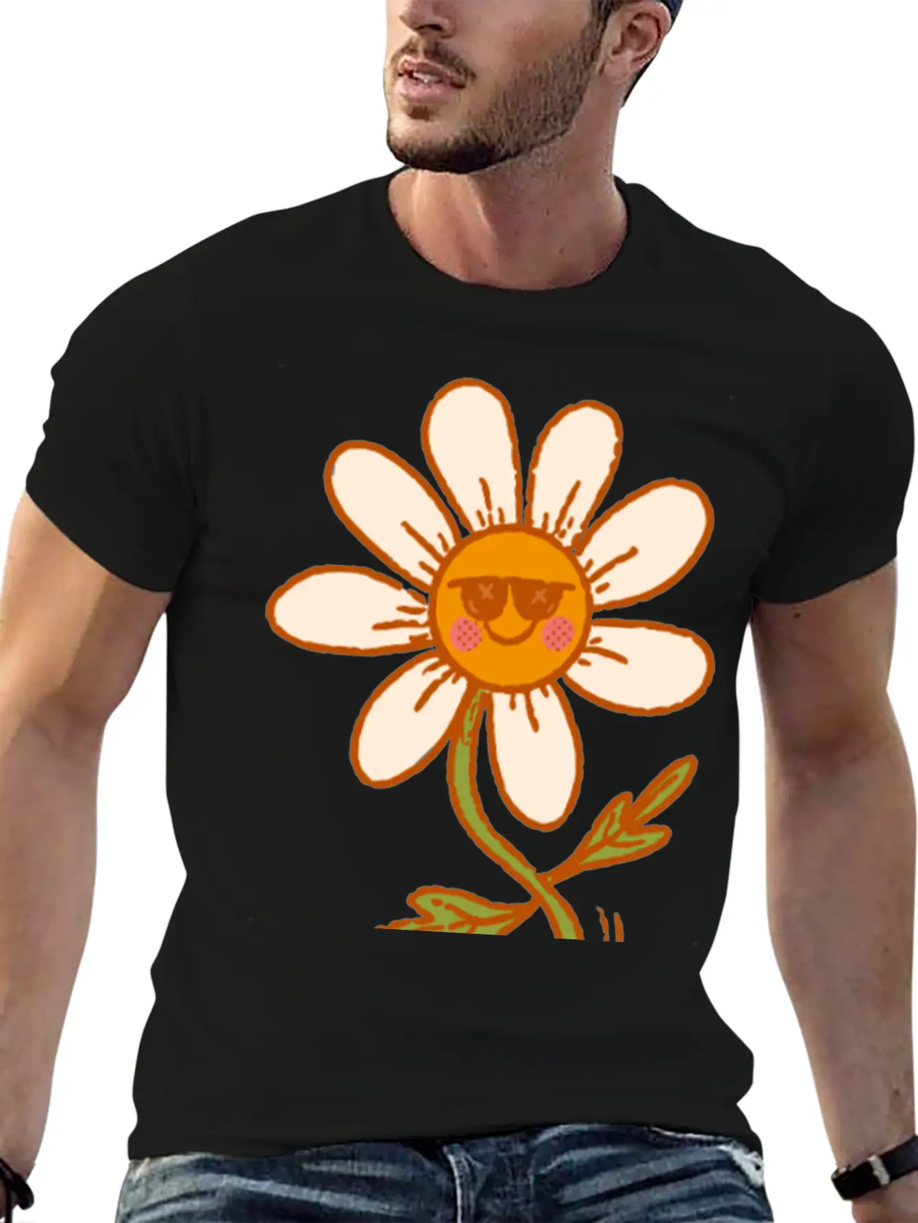 Dancing Daisy Essential Unisex Summer Tee – Soft Cotton Casual Fit